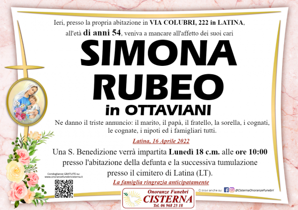SIMONA RUBEO