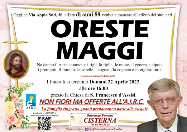 ORESTE MAGGI