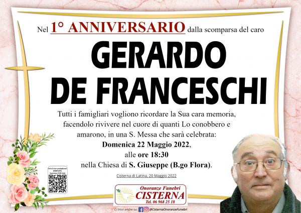 GERARDO DE FRANCESCHI