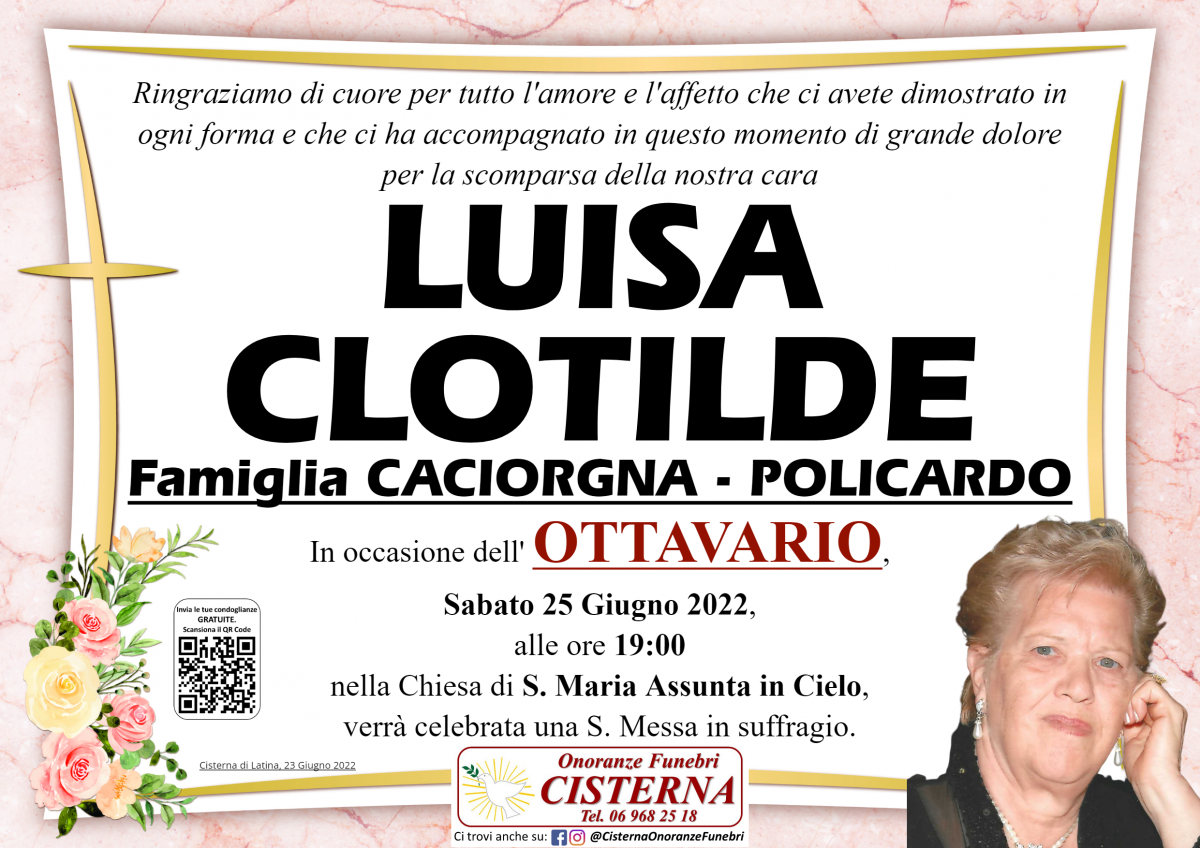 LUISA CLOTILDE POLICARDO