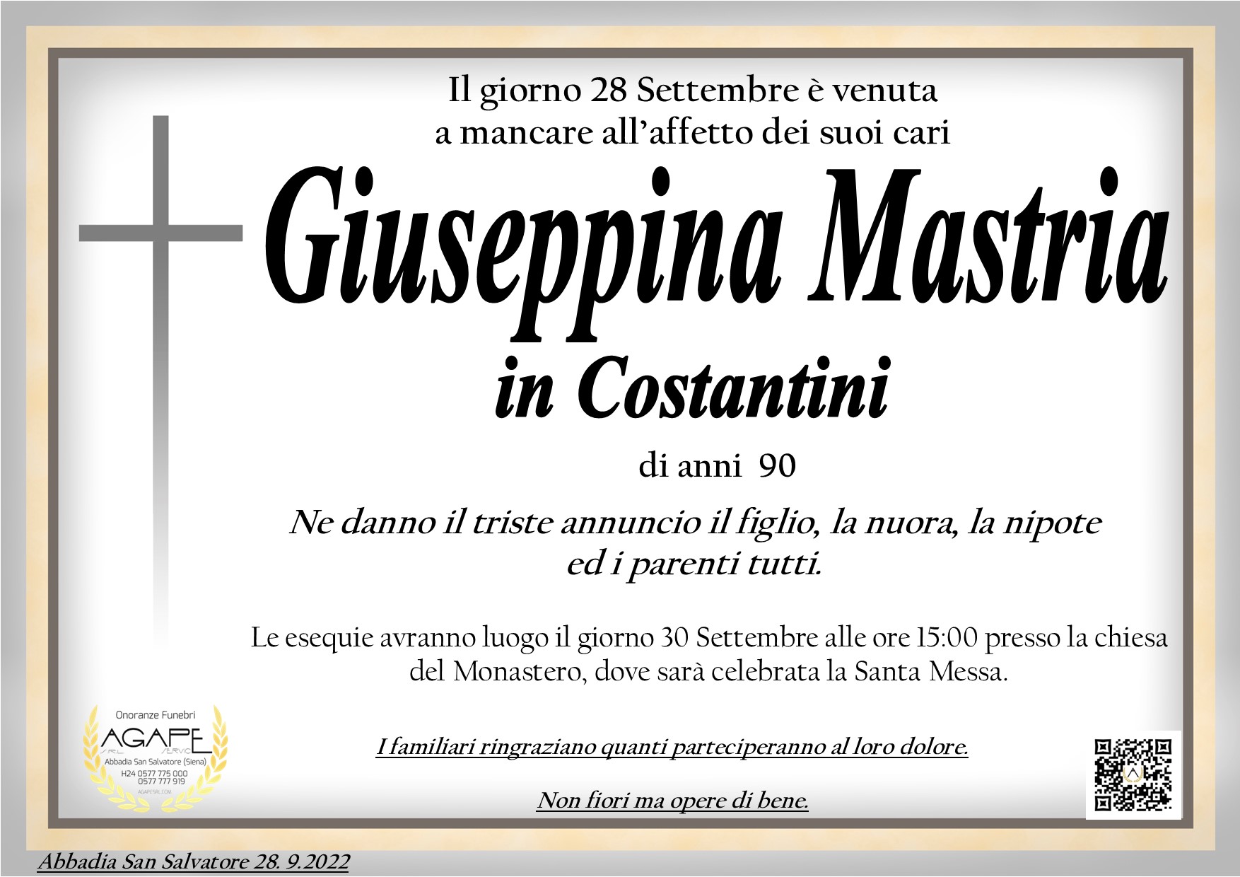 GIUSEPPINA MASTRIA