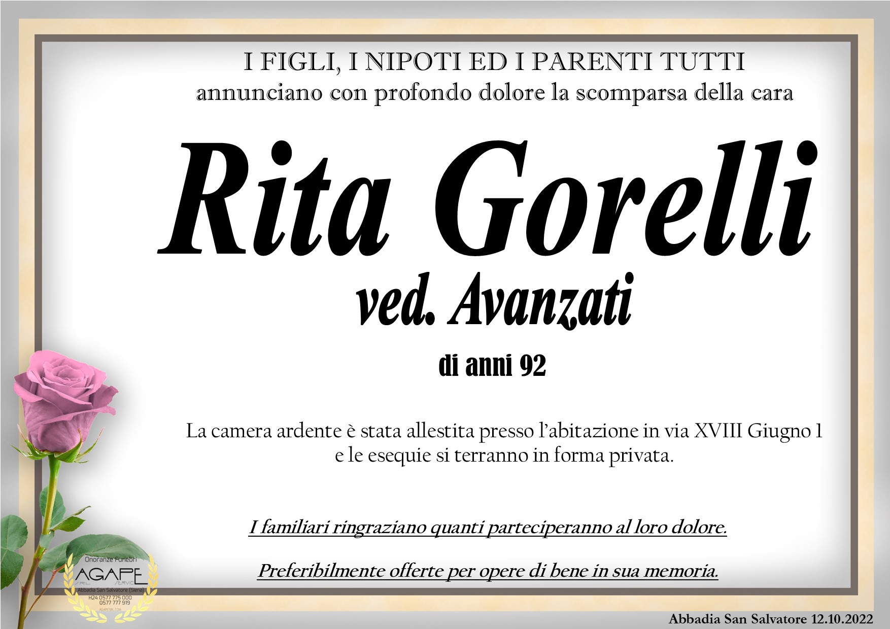 RITA GORELLI