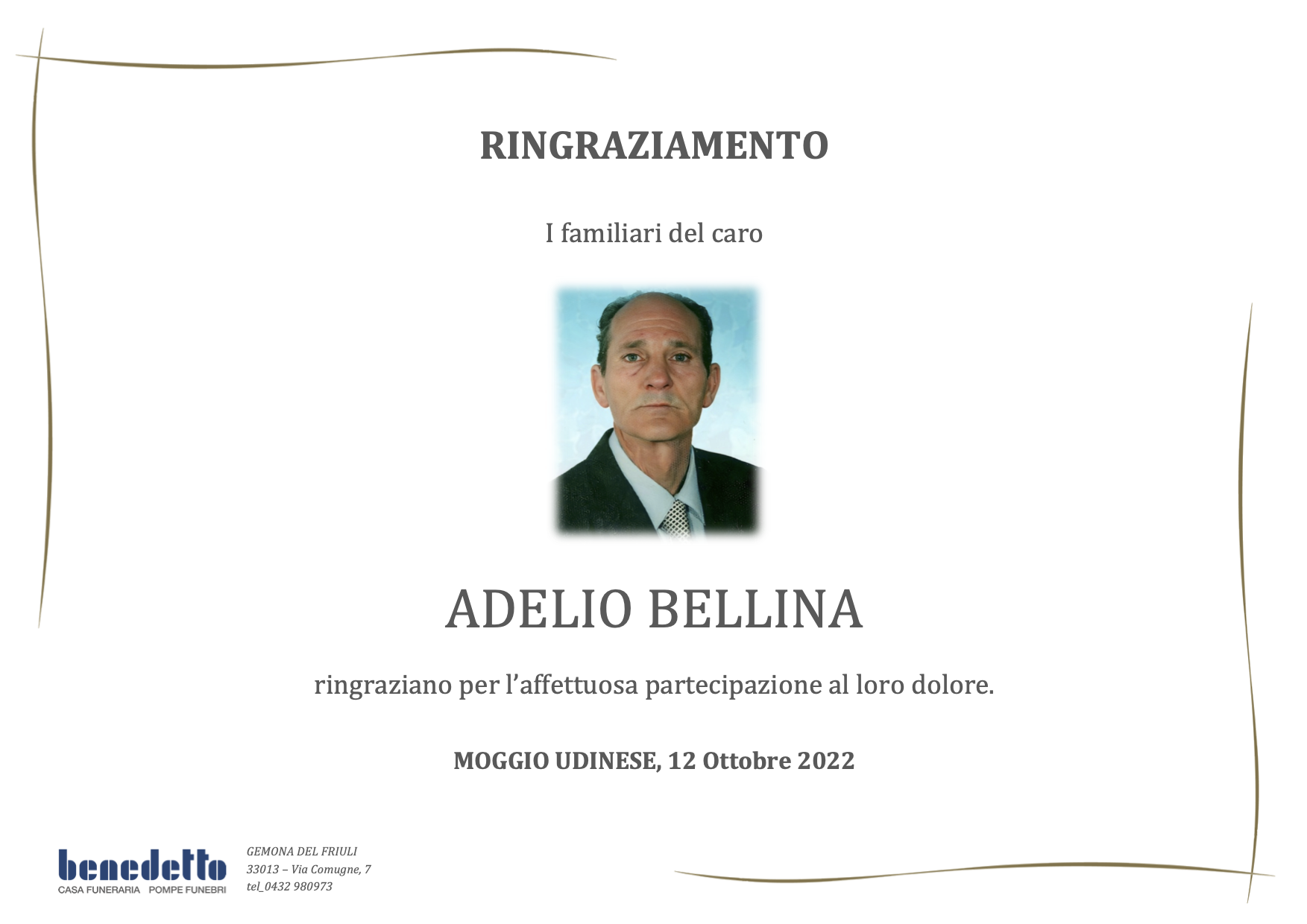 ADELIO BELLINA