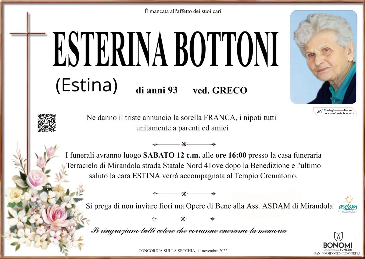 ESTERINA BOTTONI