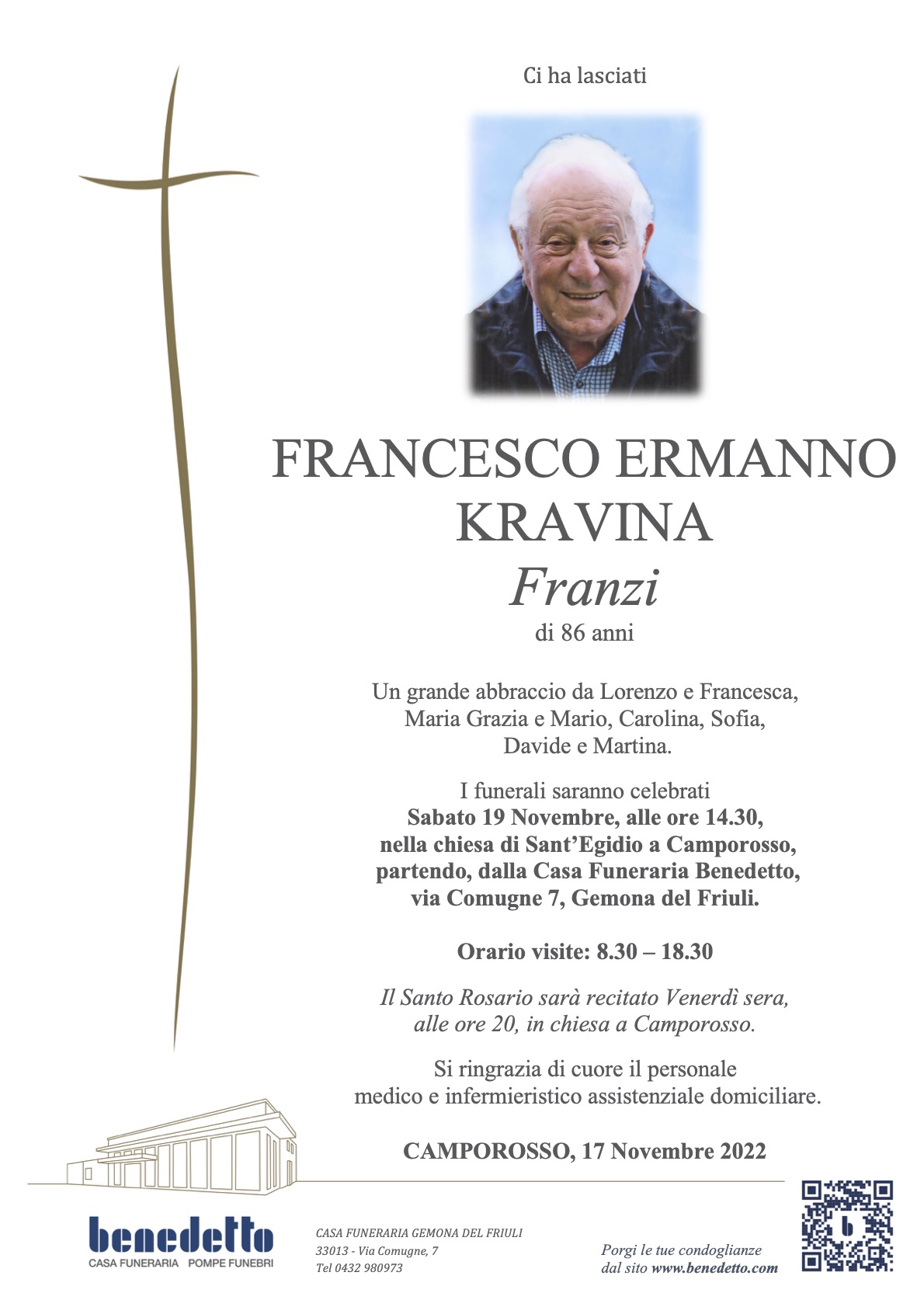 FRANCESCO ERMANNO KRAVINA