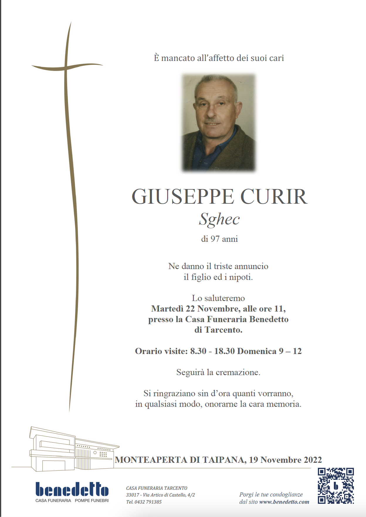 GIUSEPPE CURIR