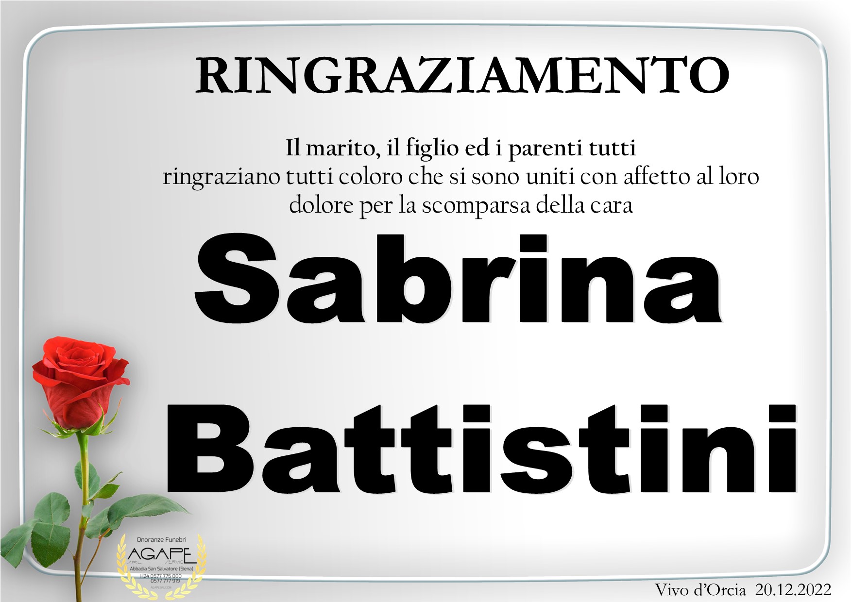 SABRINA BATTISTINI