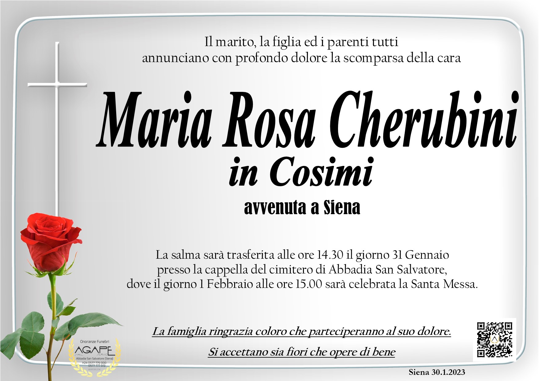 MARIA ROSA CHERUBINI
