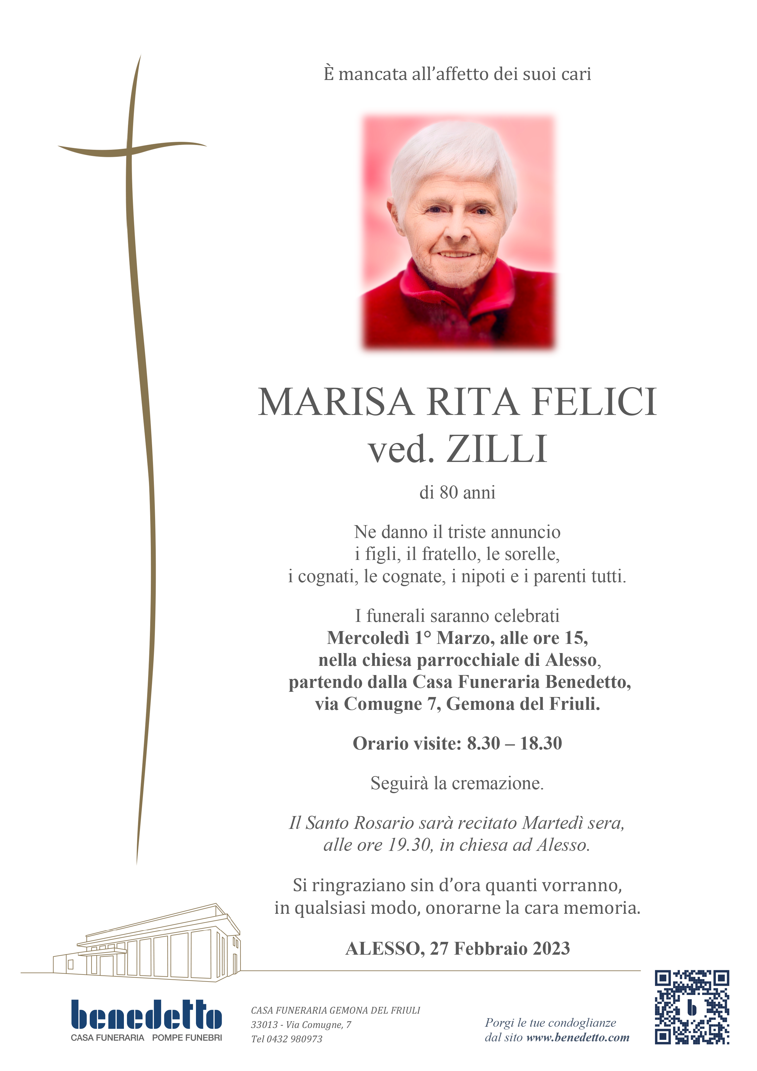 MARISA RITA FELICI