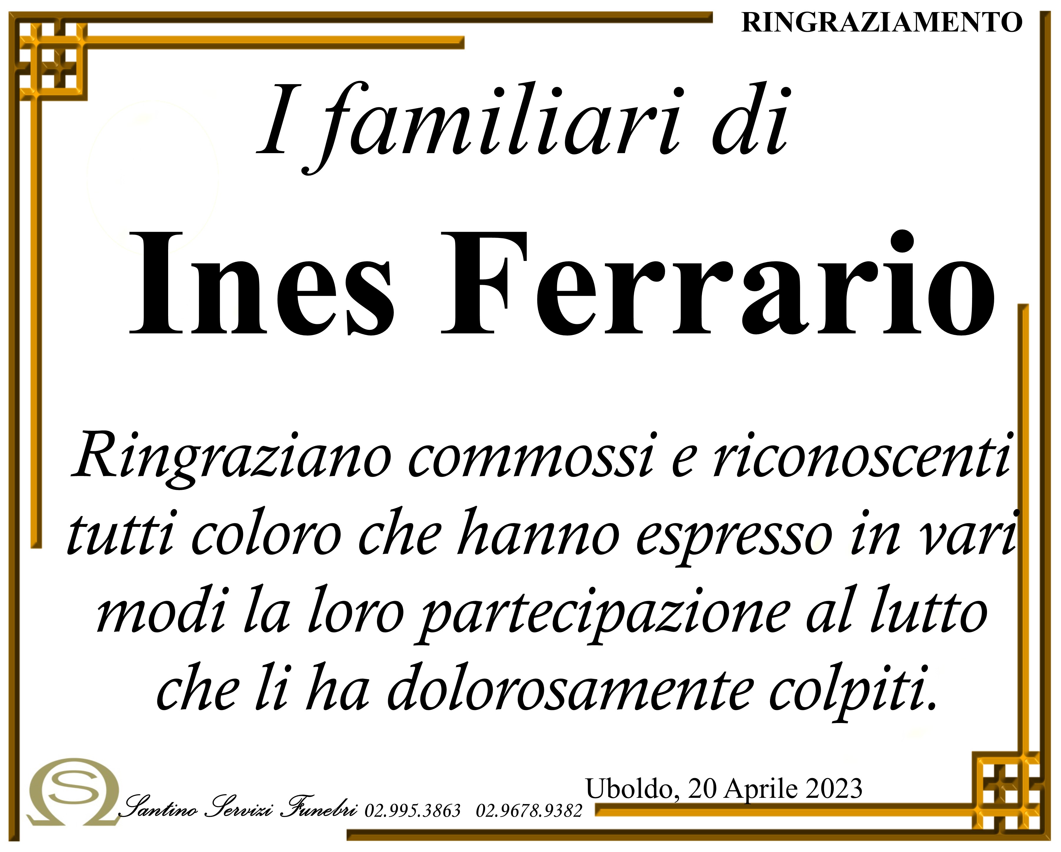 INES FERRARIO