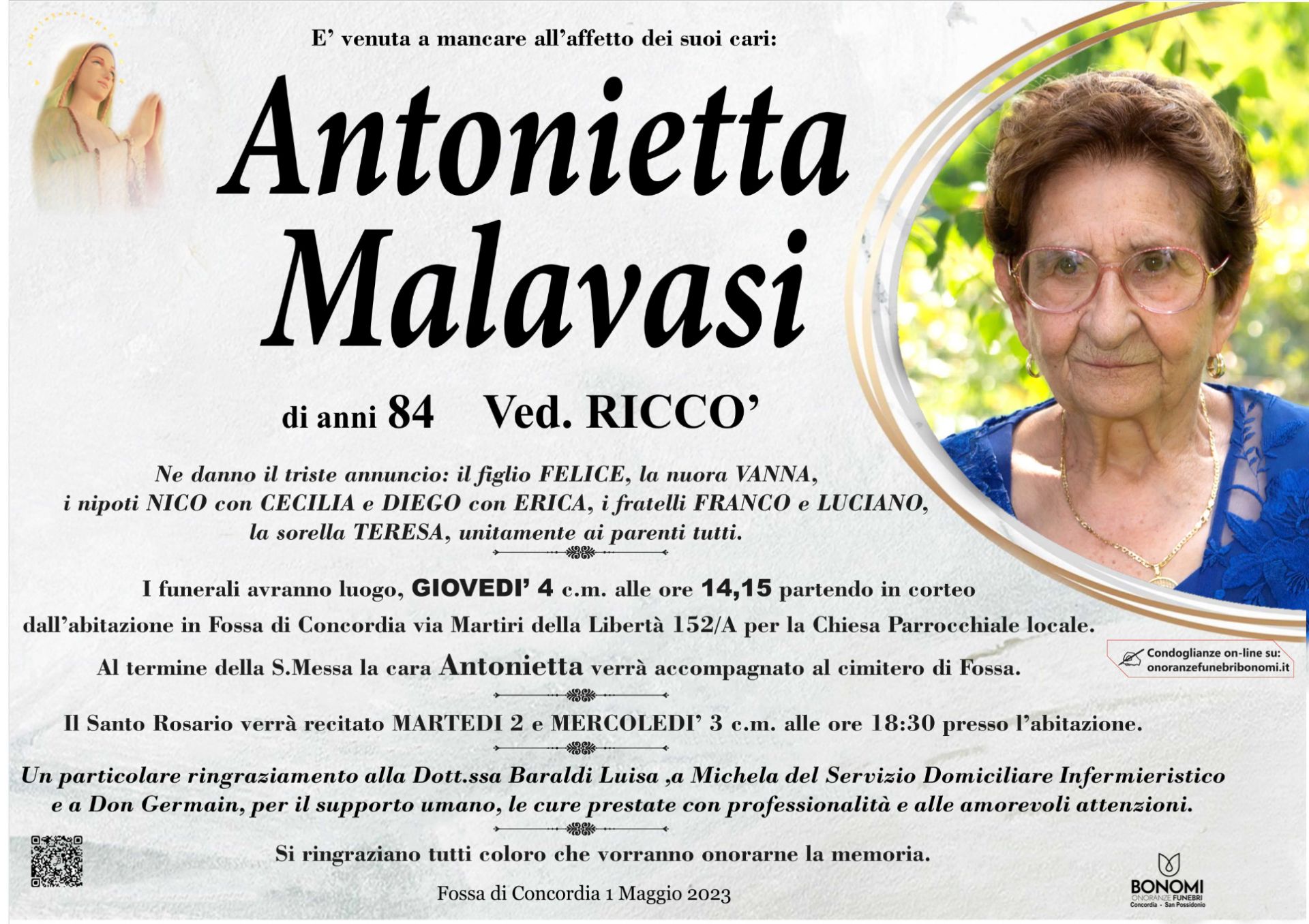 ANTONIETTA MALAVASI