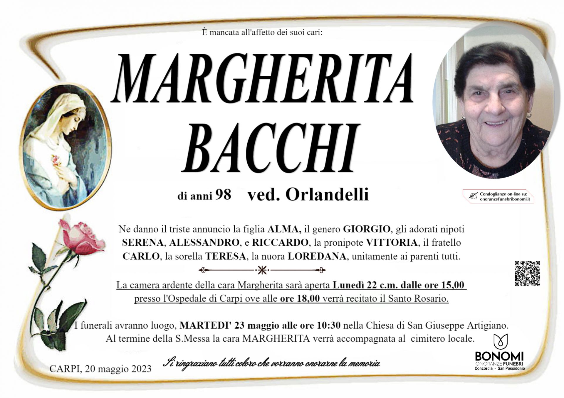 MARGHERITA BACCHI
