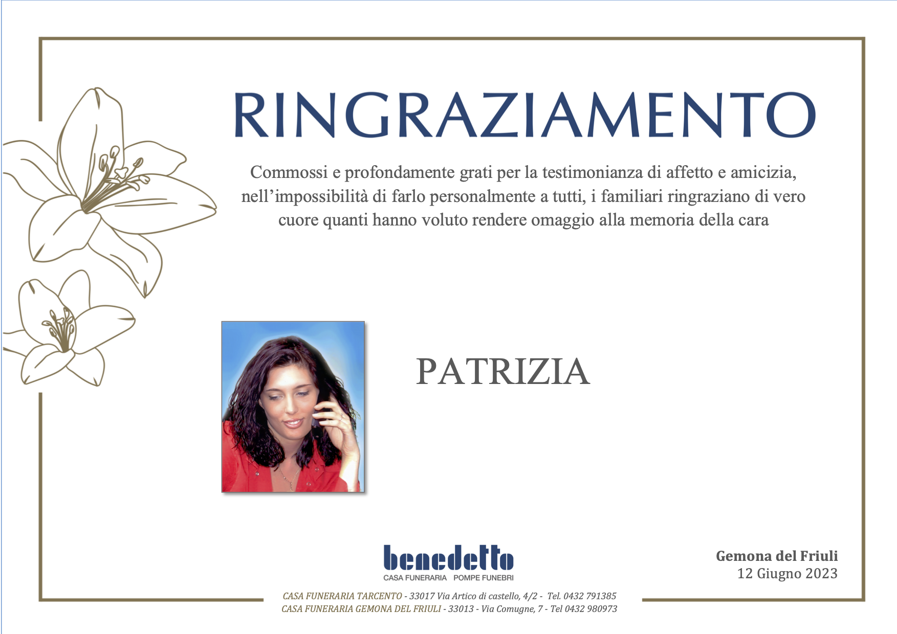 PATRIZIA CARGNELUTTI