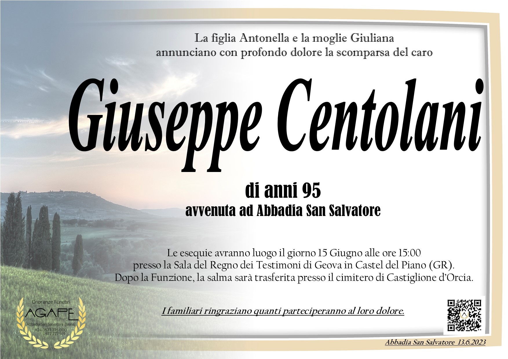 GIUSEPPE CENTOLANI