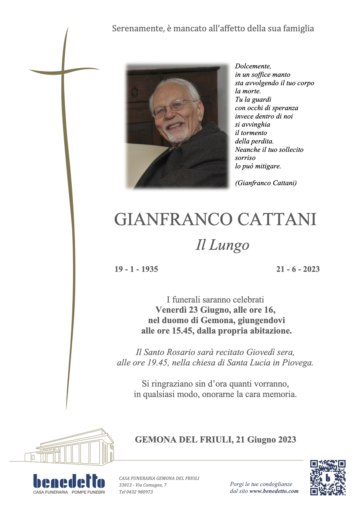 GIANFRANCO CATTANI