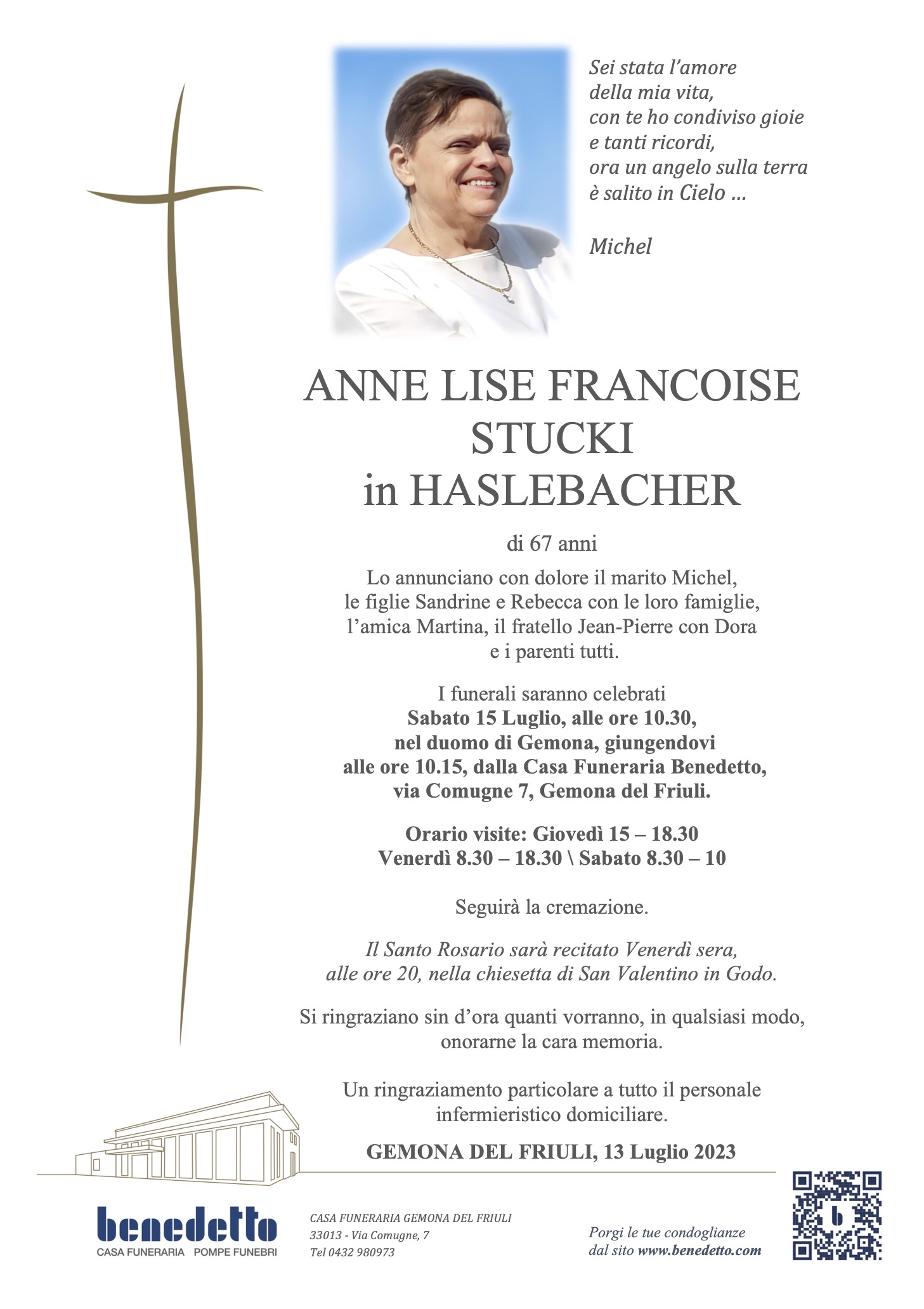 ANNE LISE FRANCOISE STUCKI