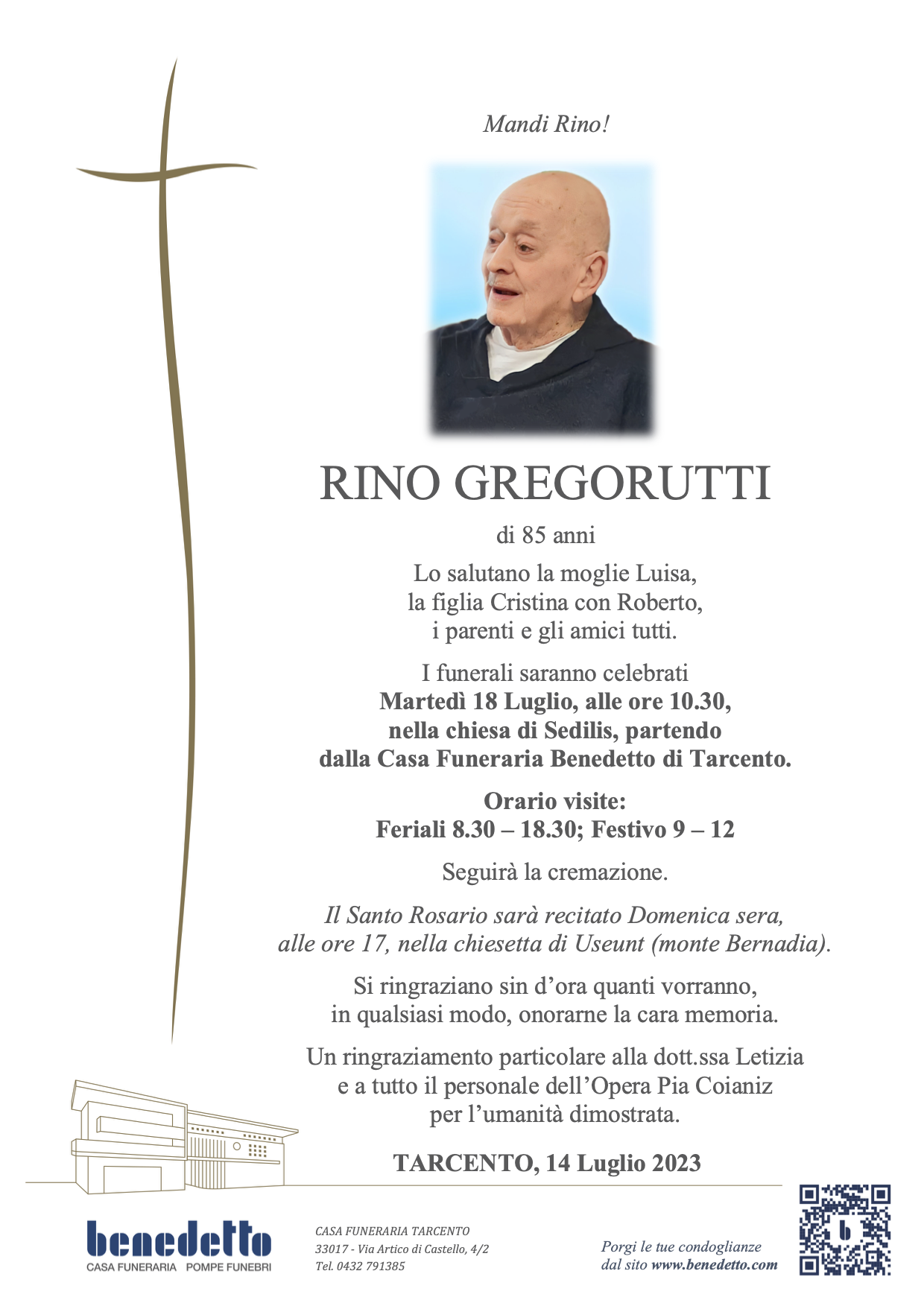 RINO GREGORUTTI