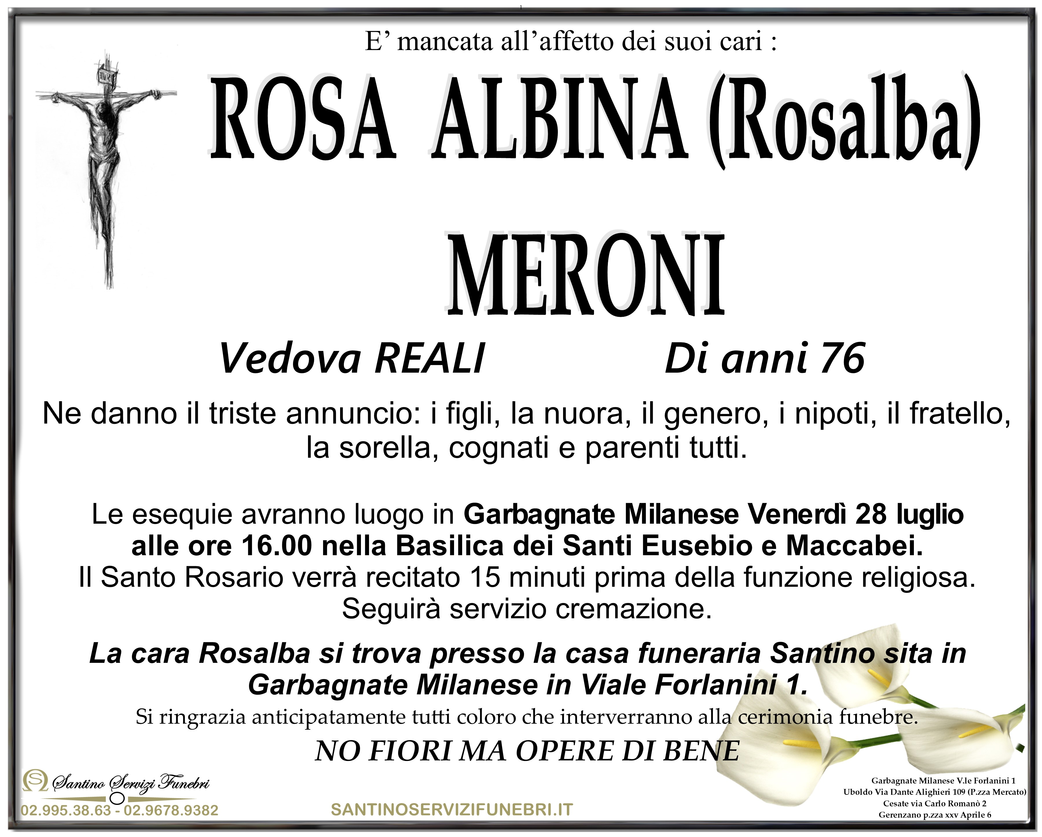 ROSA ALBINA (Rosalba) MERONI