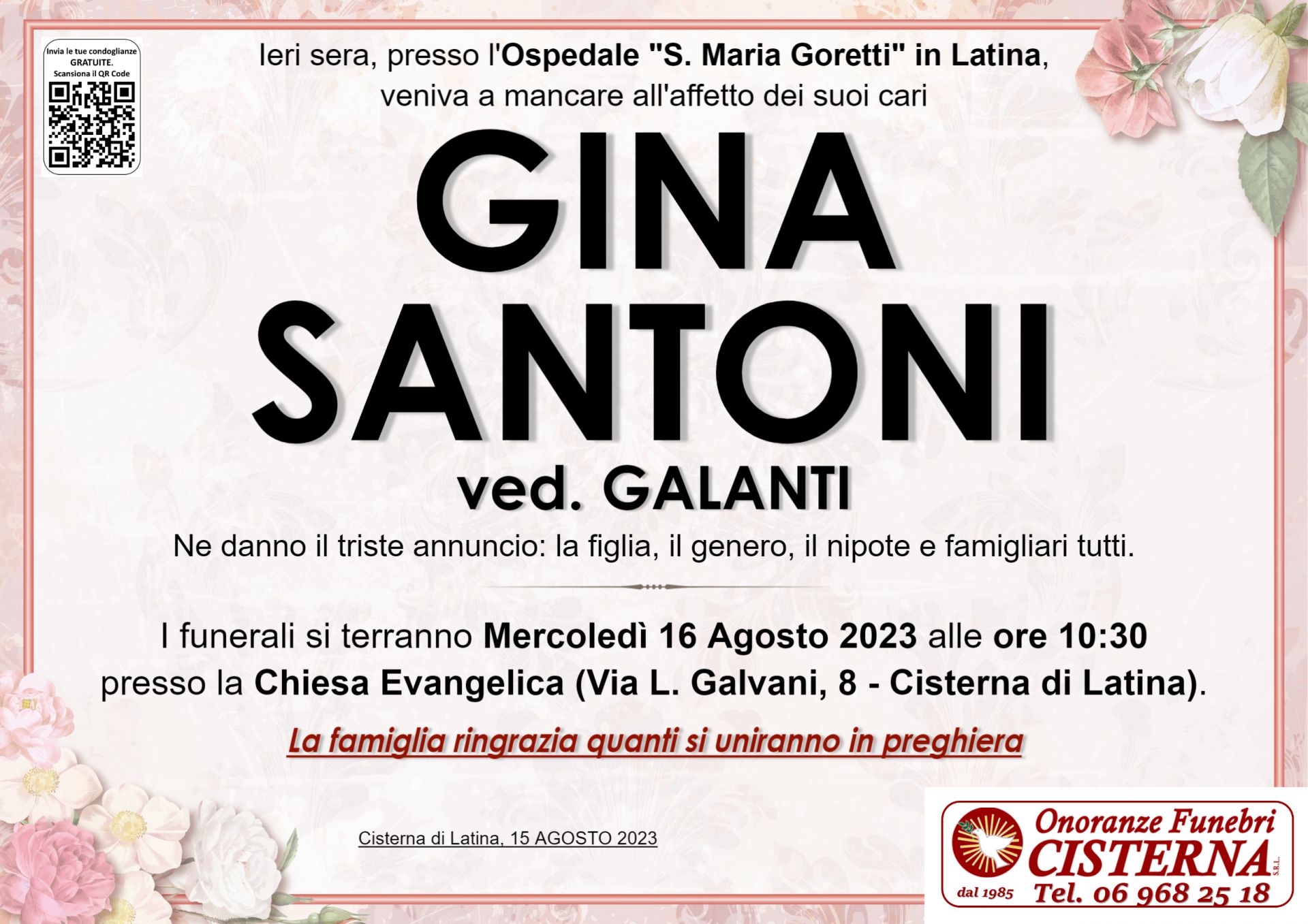 GINA SANTONI