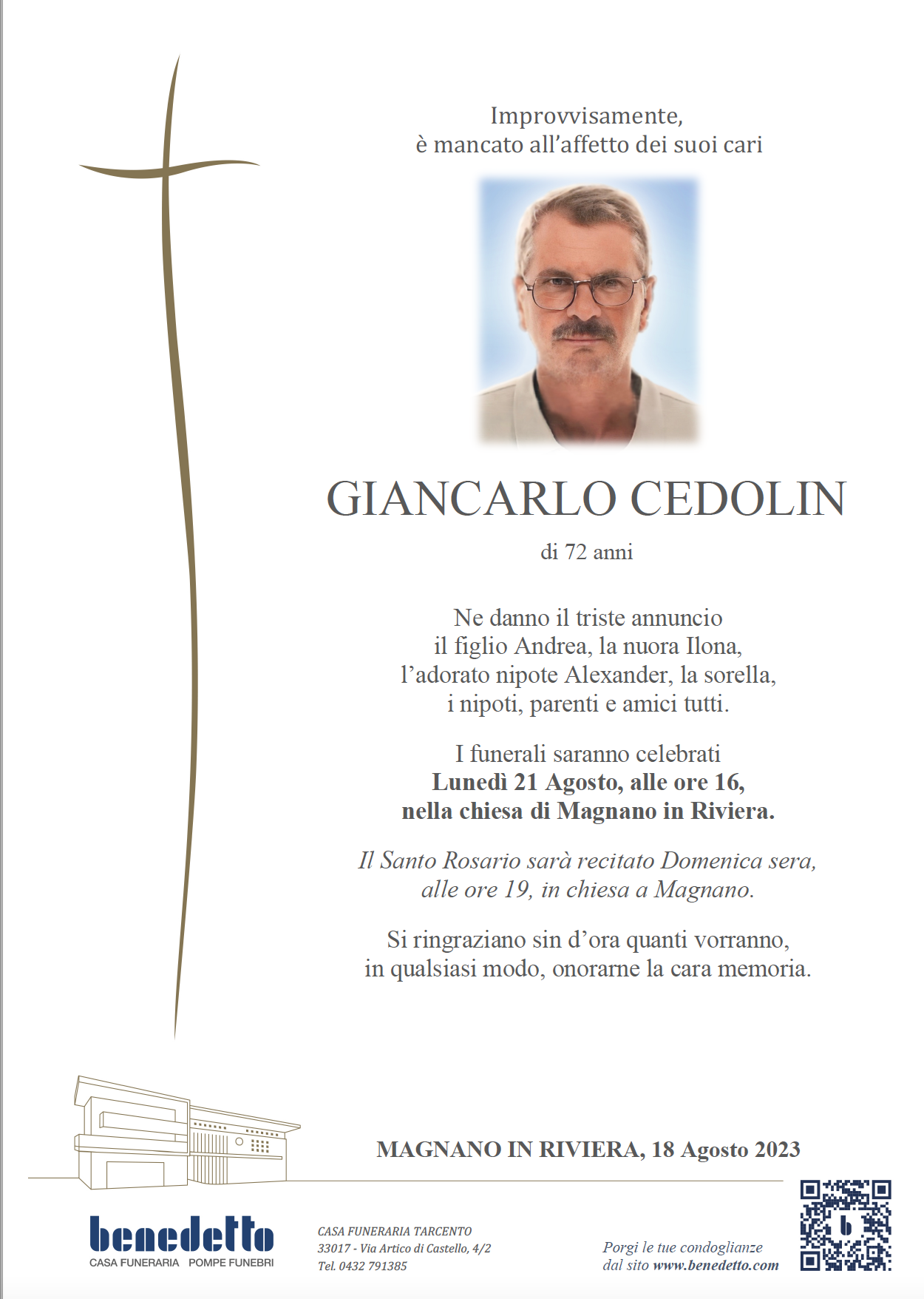 GIANCARLO CEDOLIN