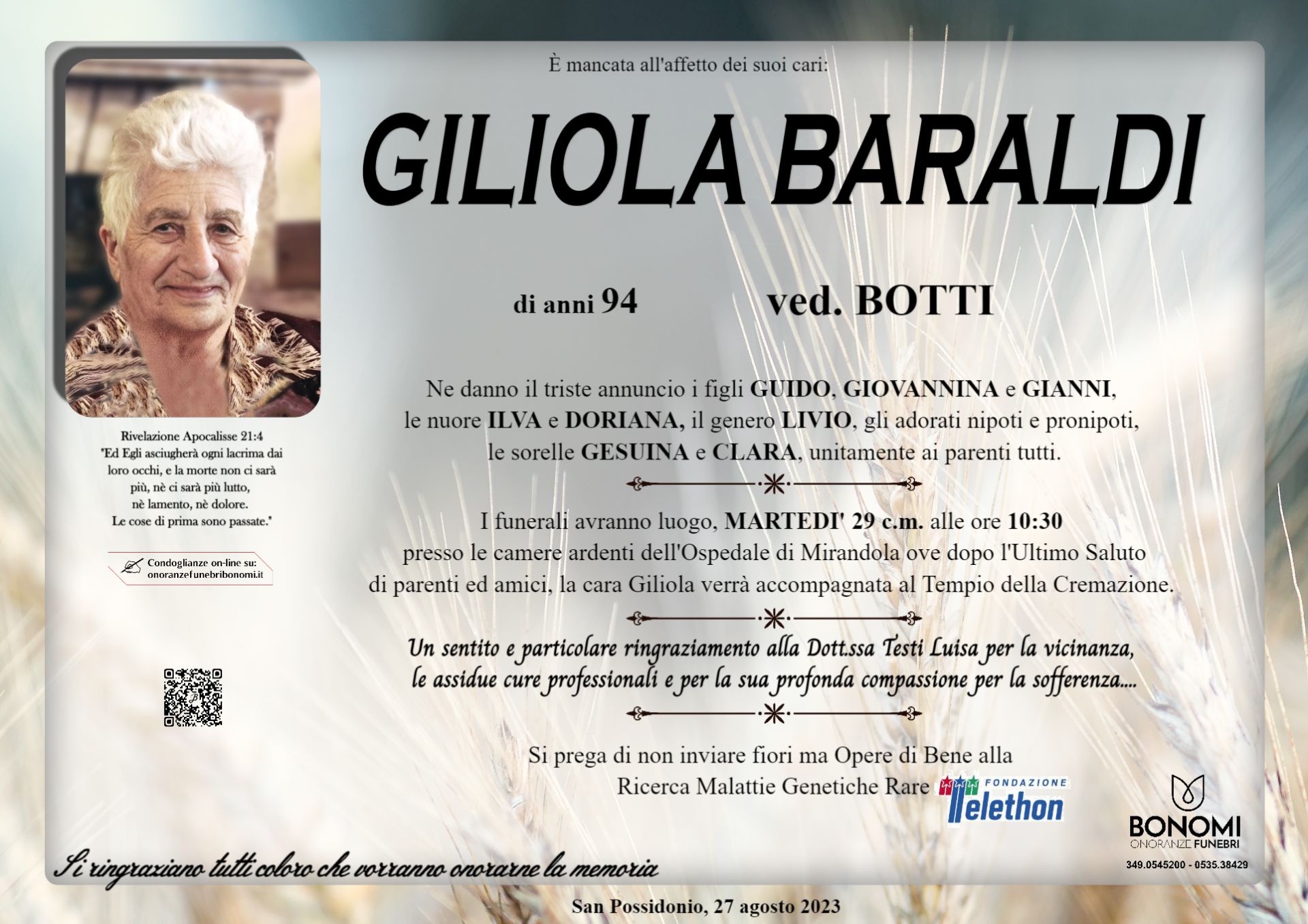GILIOLA BARALDI