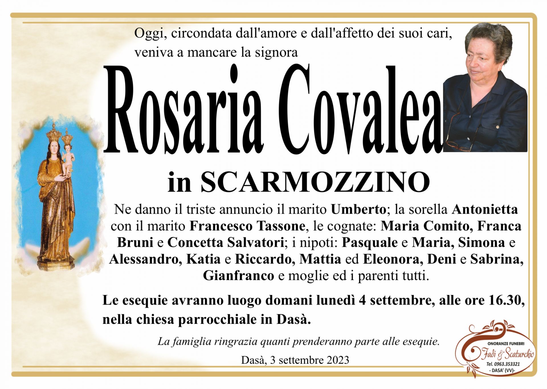 Rosaria Covalea