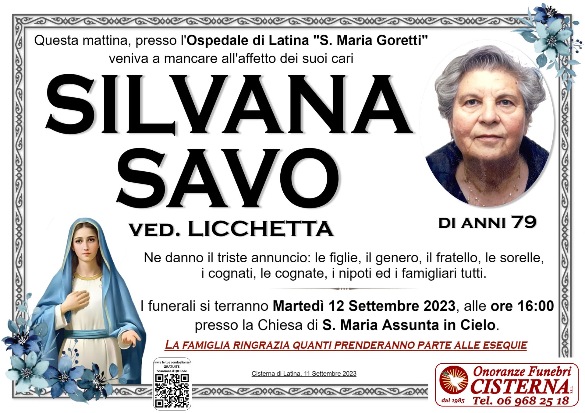 SILVANA SAVO
