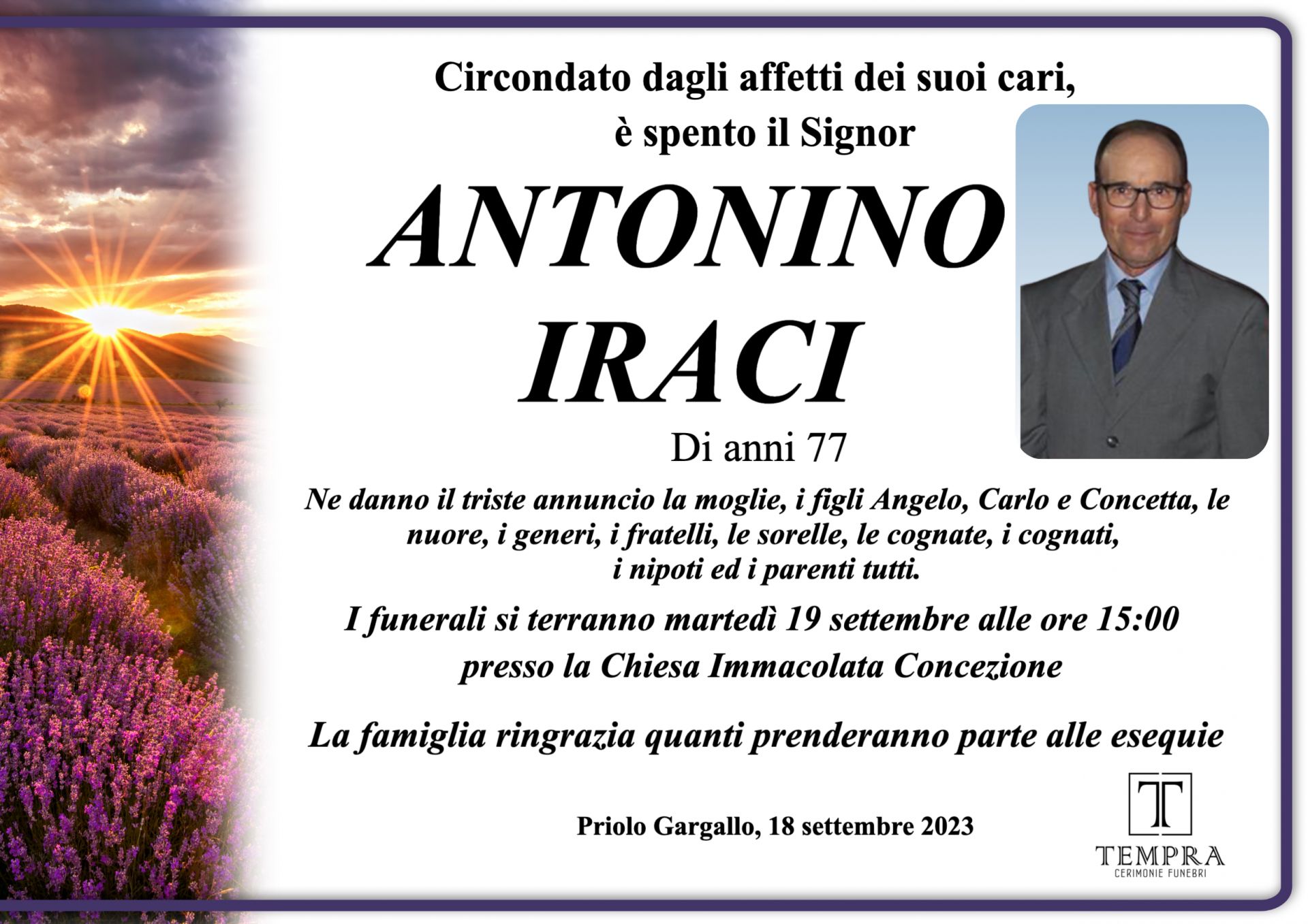 ANTONINO IRACI