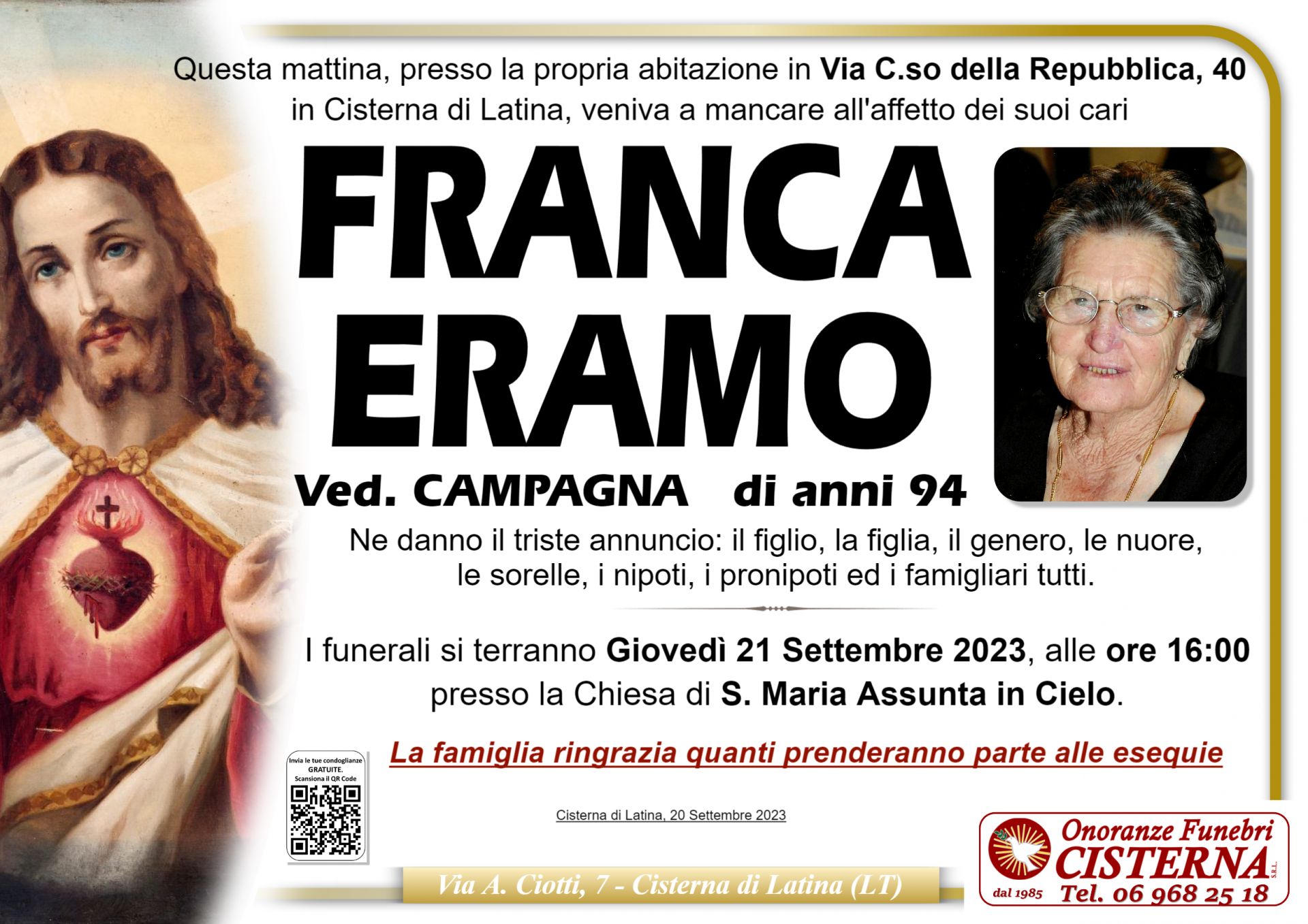 FRANCA ERAMO