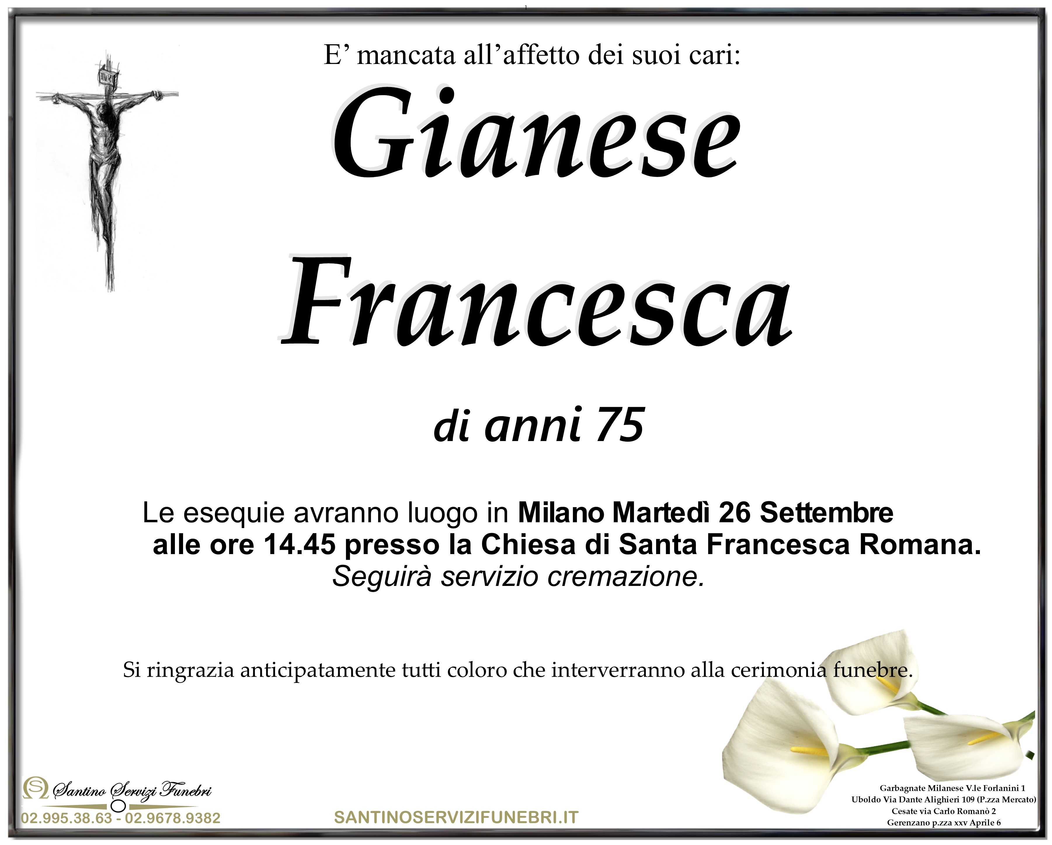 FRANCESCA GIANESE