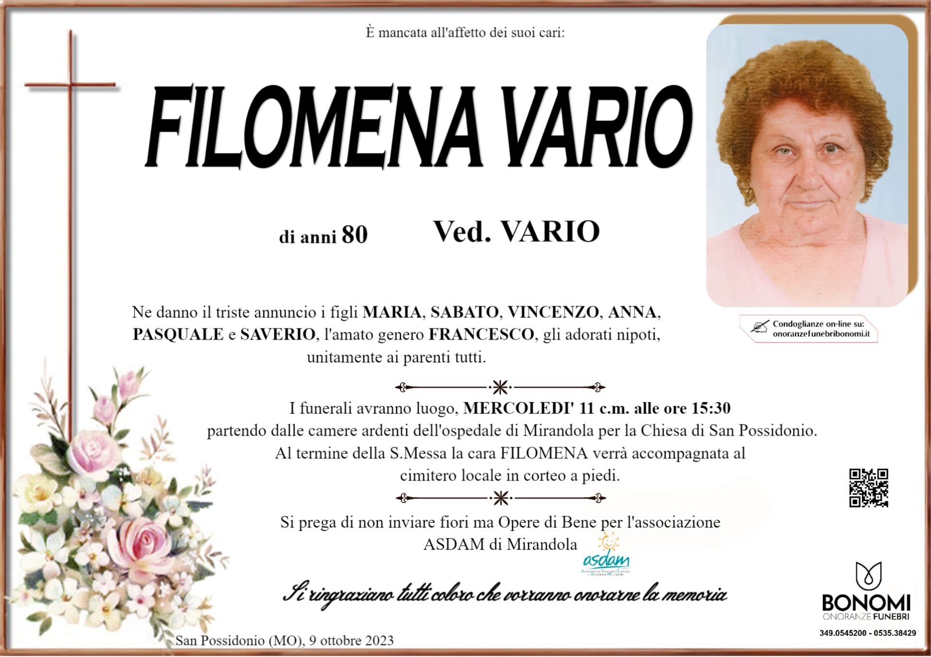 FILOMENA VARIO