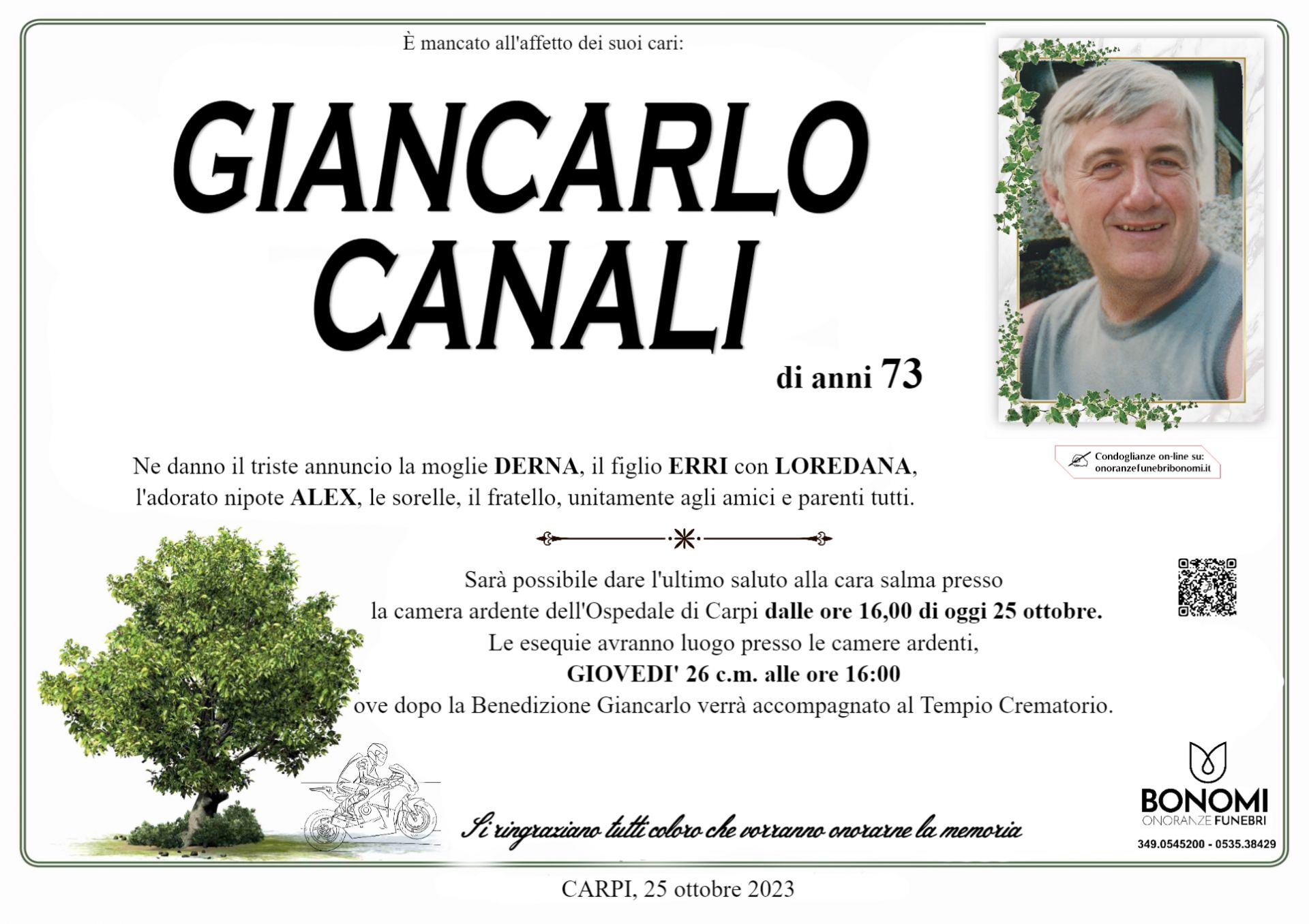 GIANCARLO CANALI