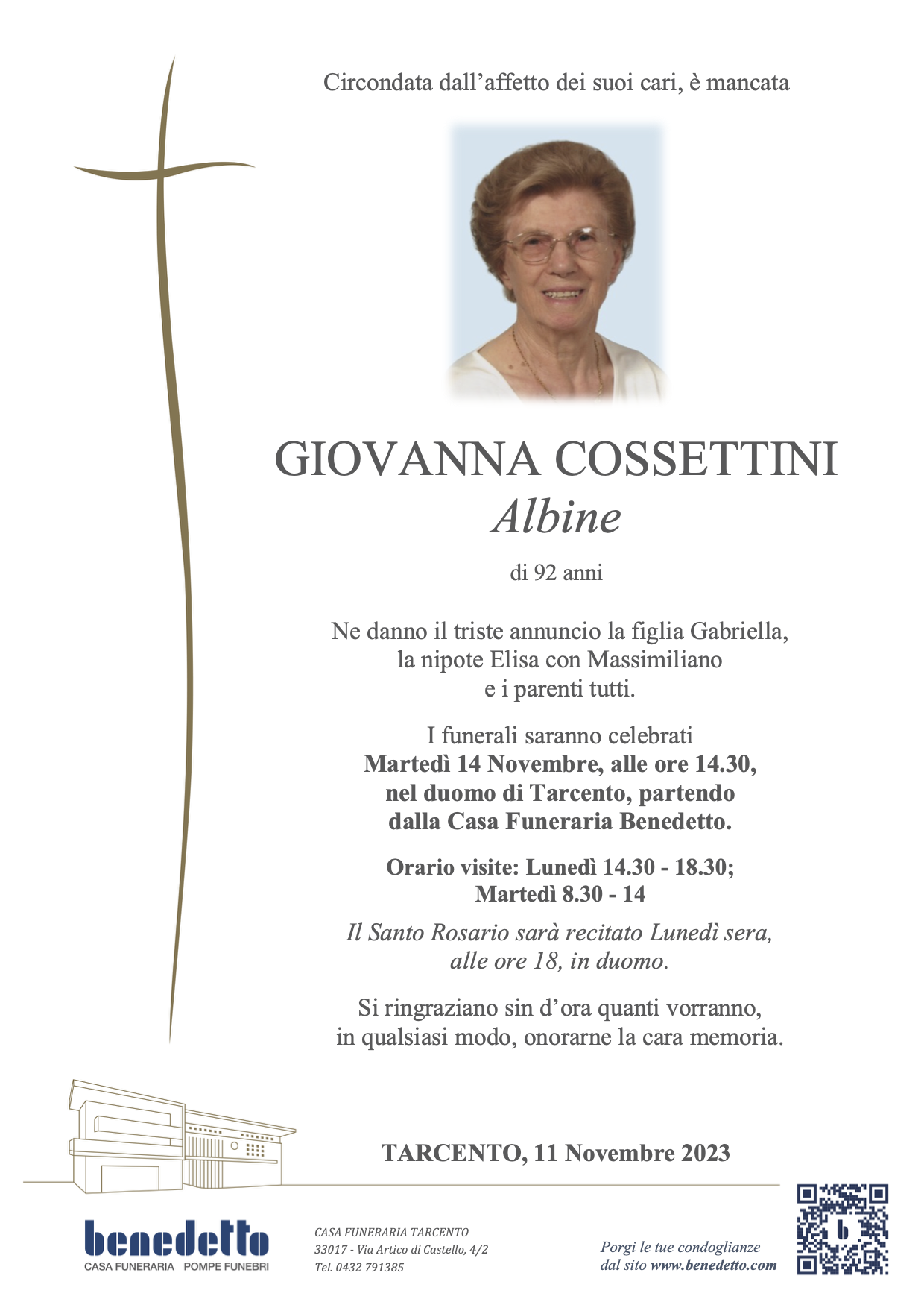GIOVANNA COSSETTINI