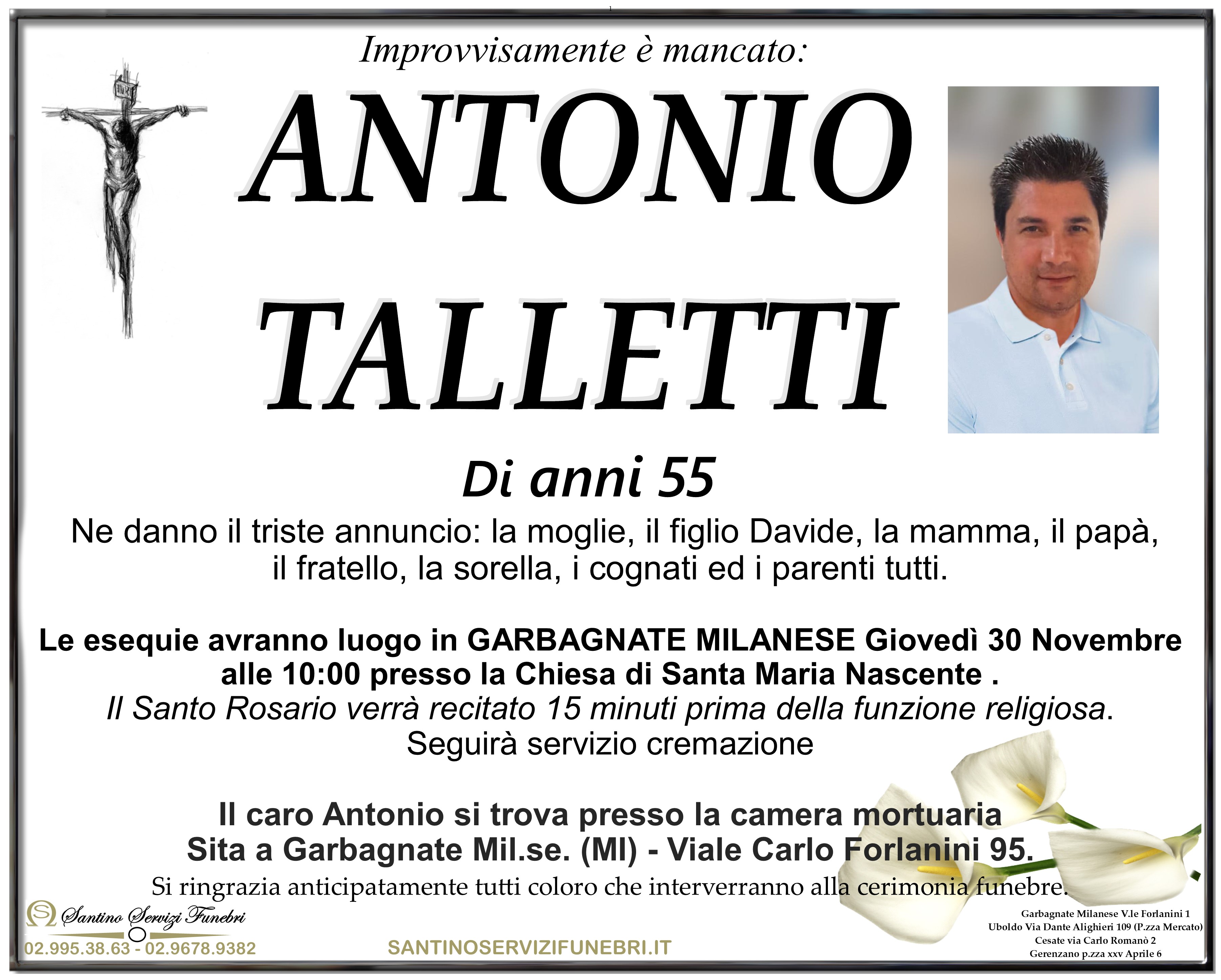 ANTONIO TALLETTI
