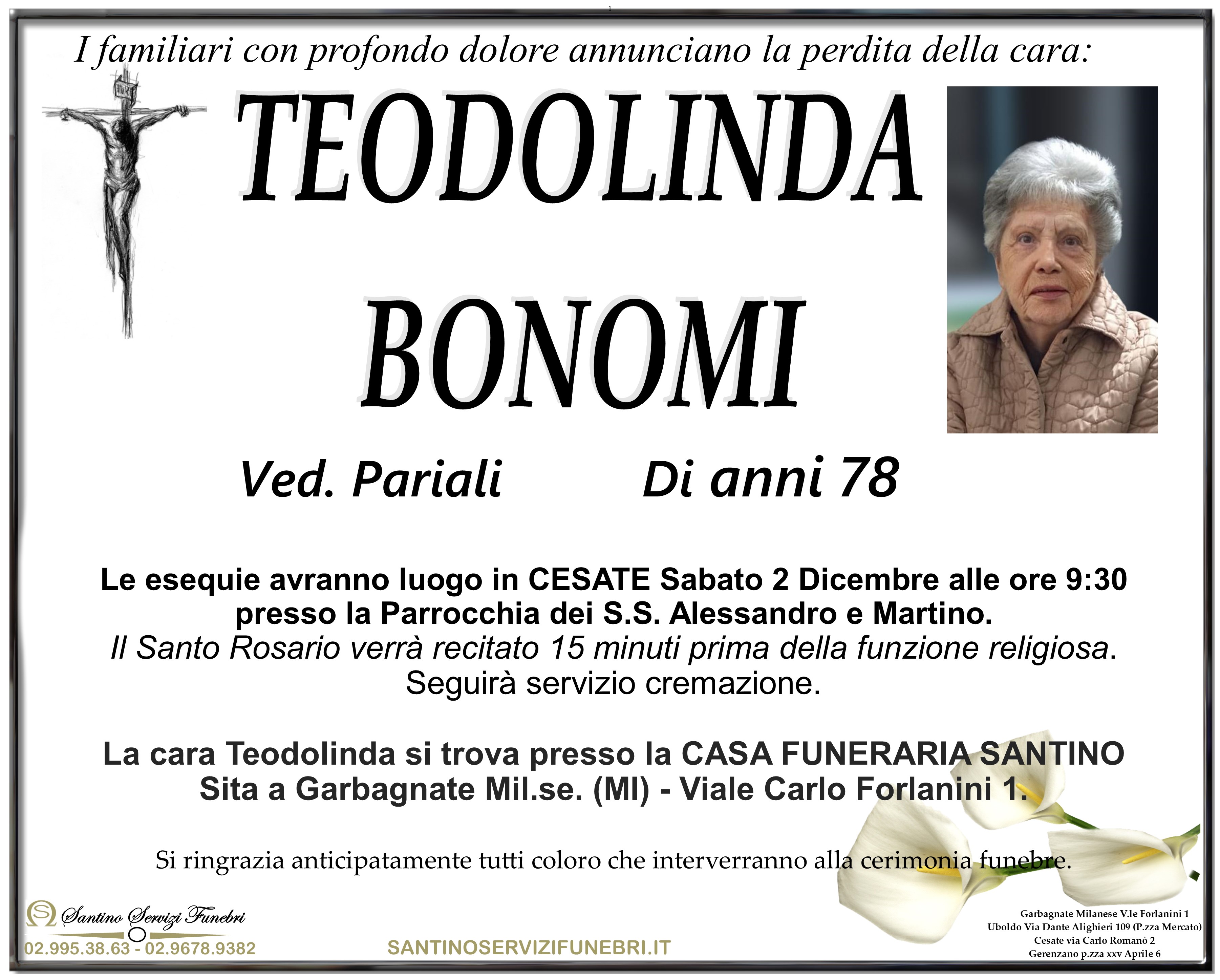 TEODOLINDA BONOMI