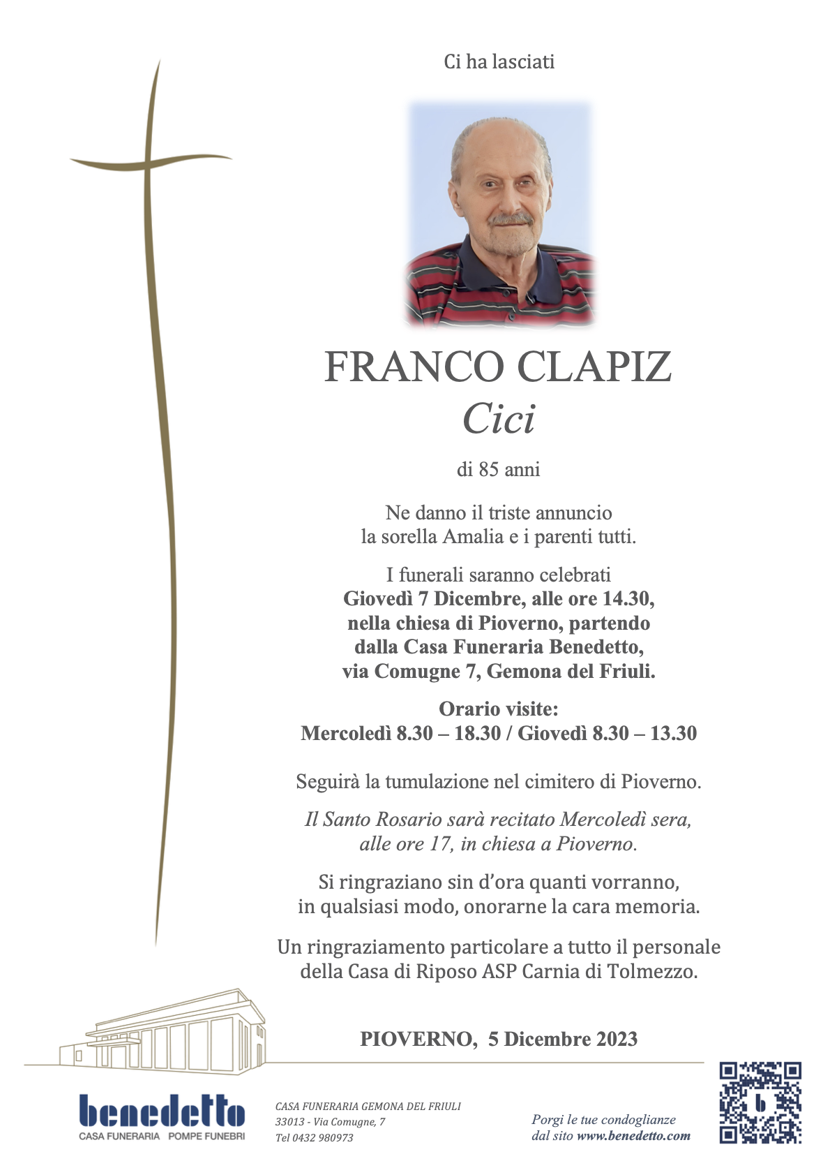 FRANCO CLAPIZ
