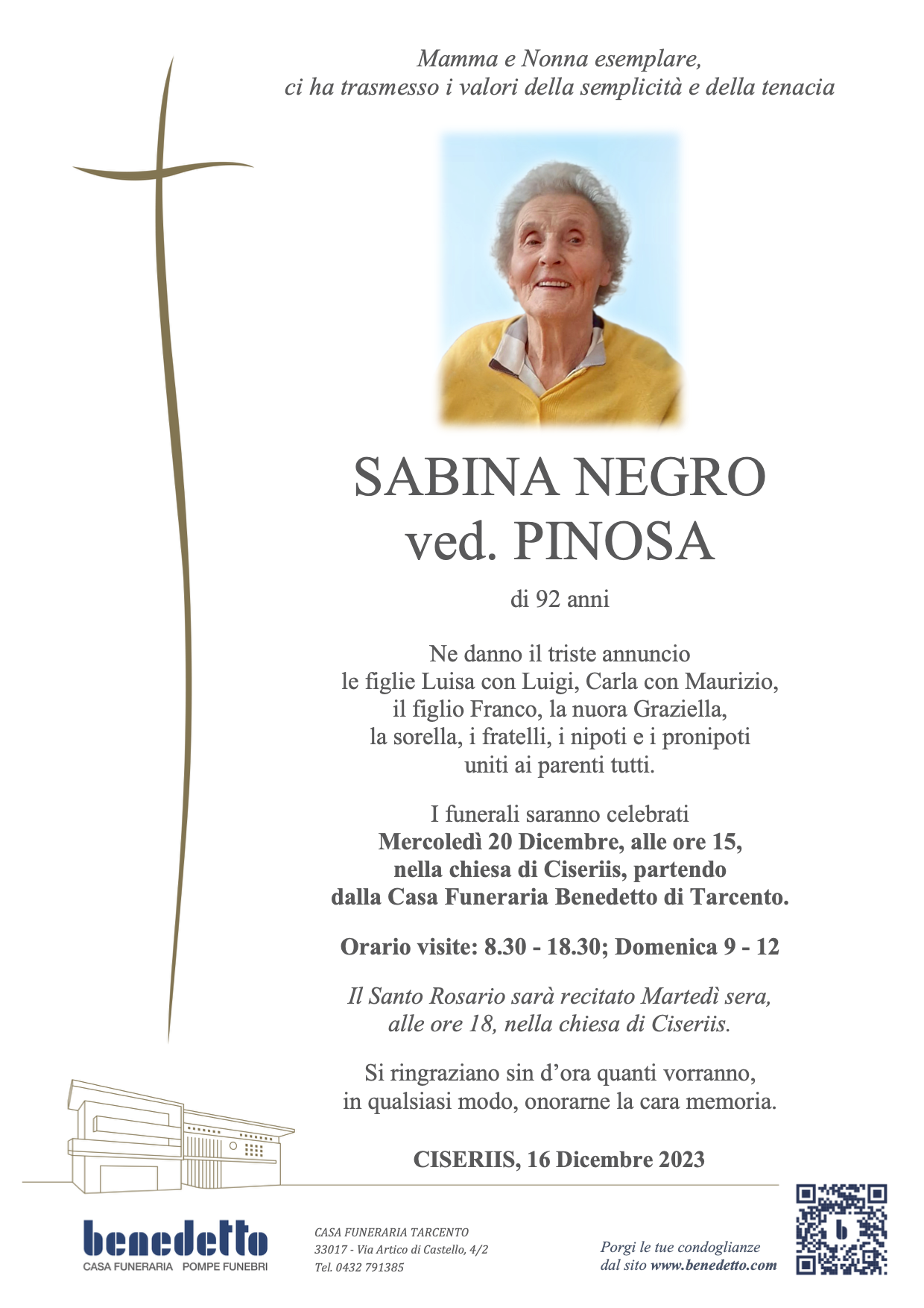 SABINA NEGRO