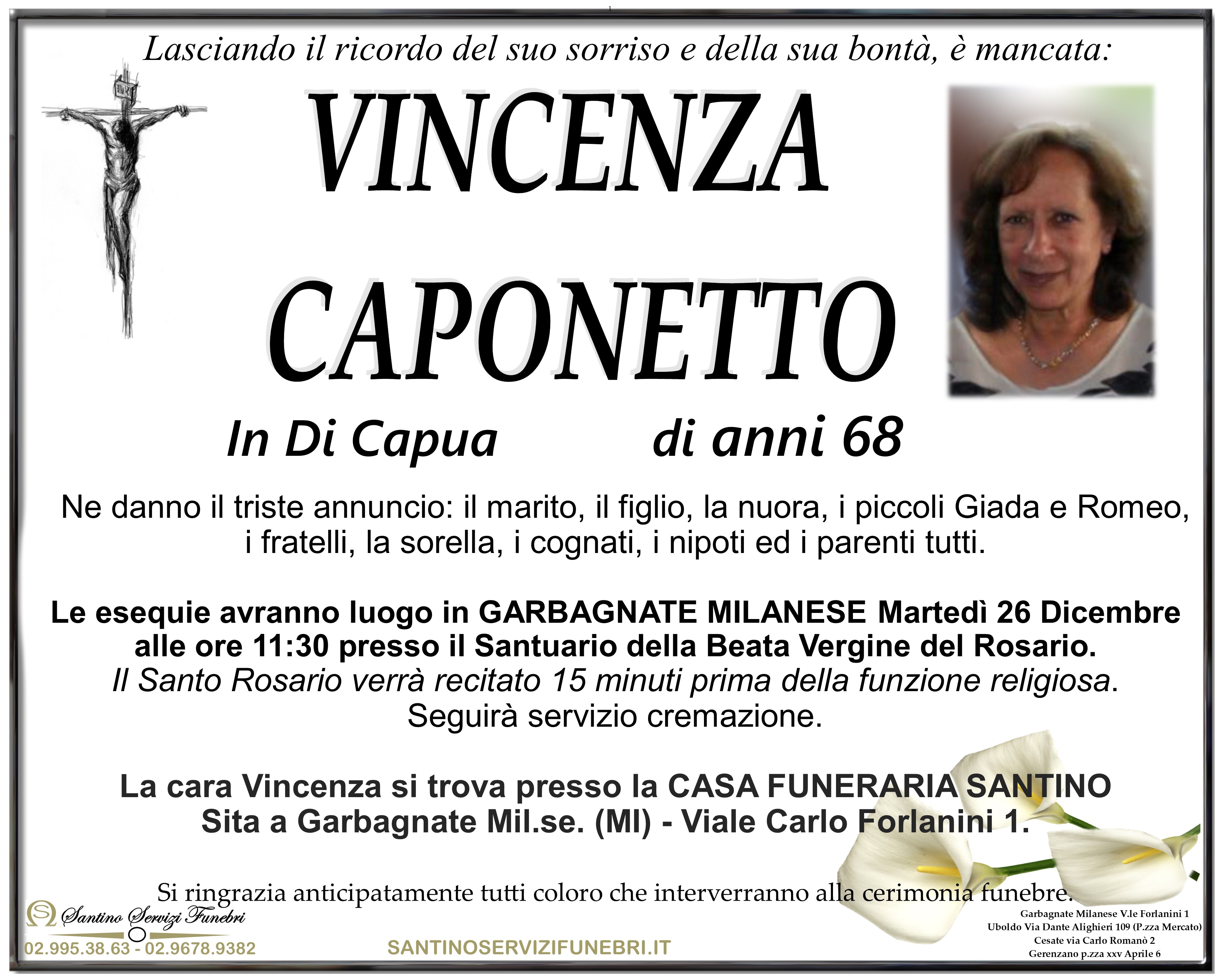 VINCENZA CAPONETTO
