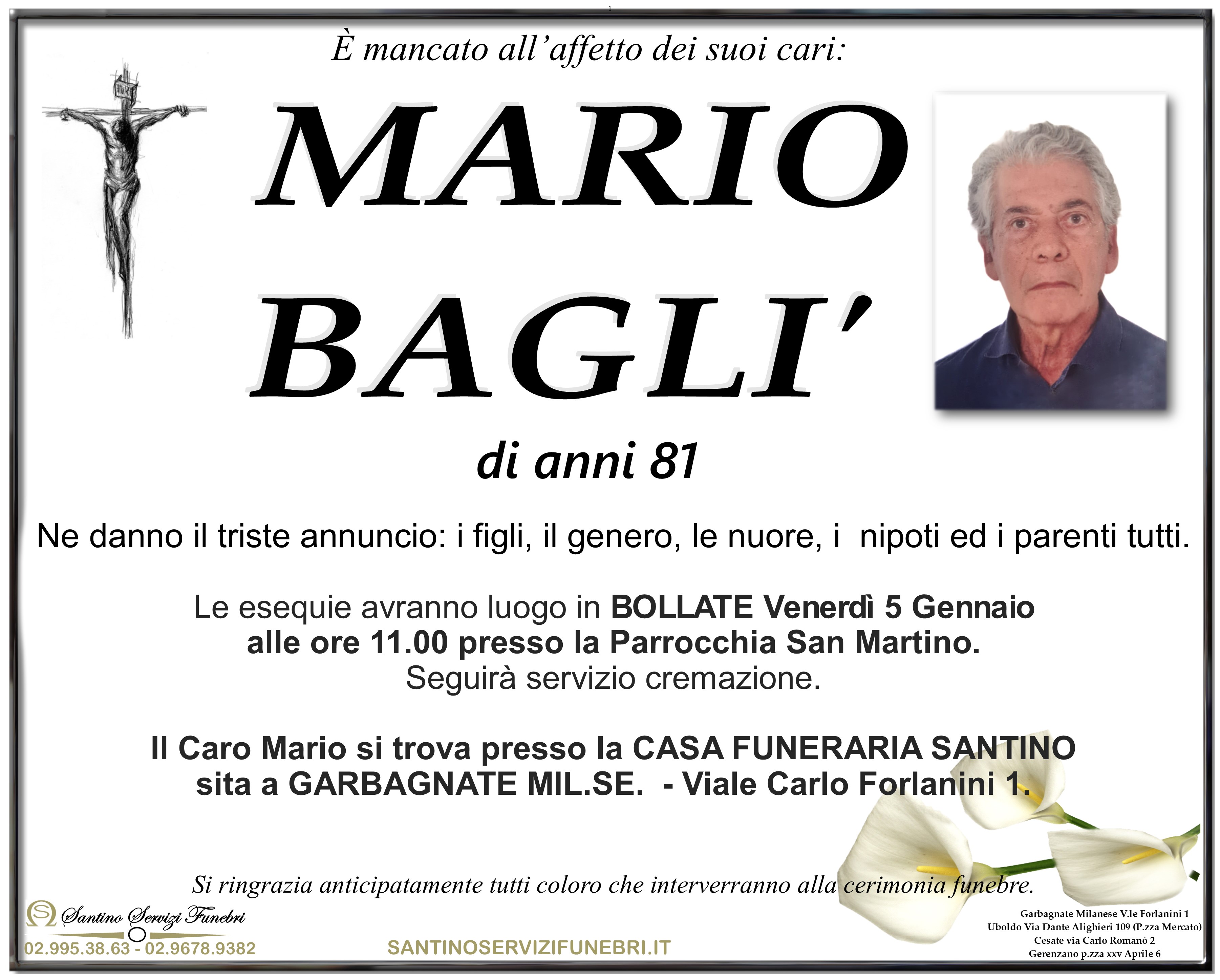 MARIO BAGLI'