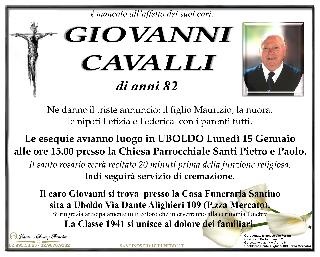 GIOVANNI CAVALLI