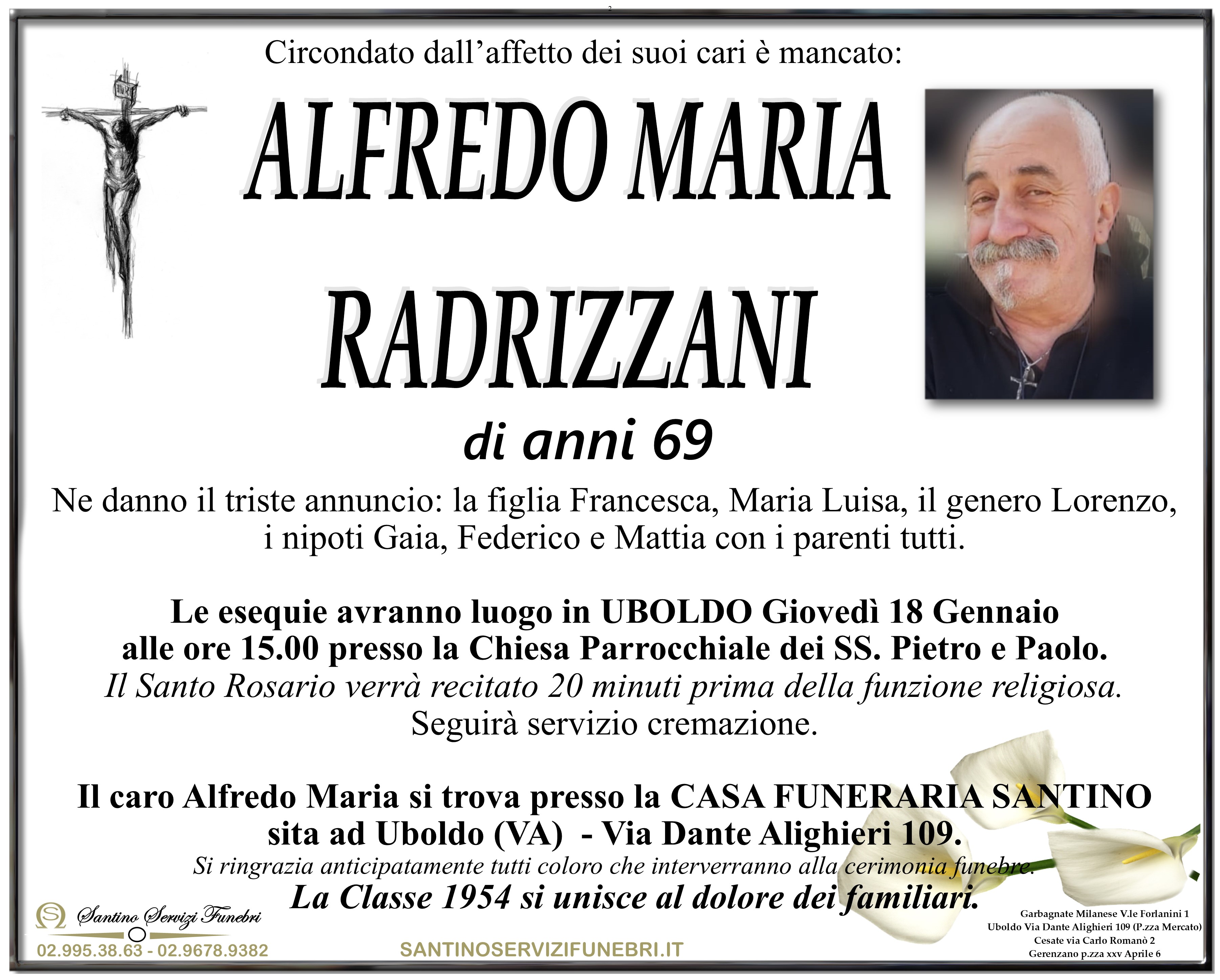 ALFREDO MARIA RADRIZZANI