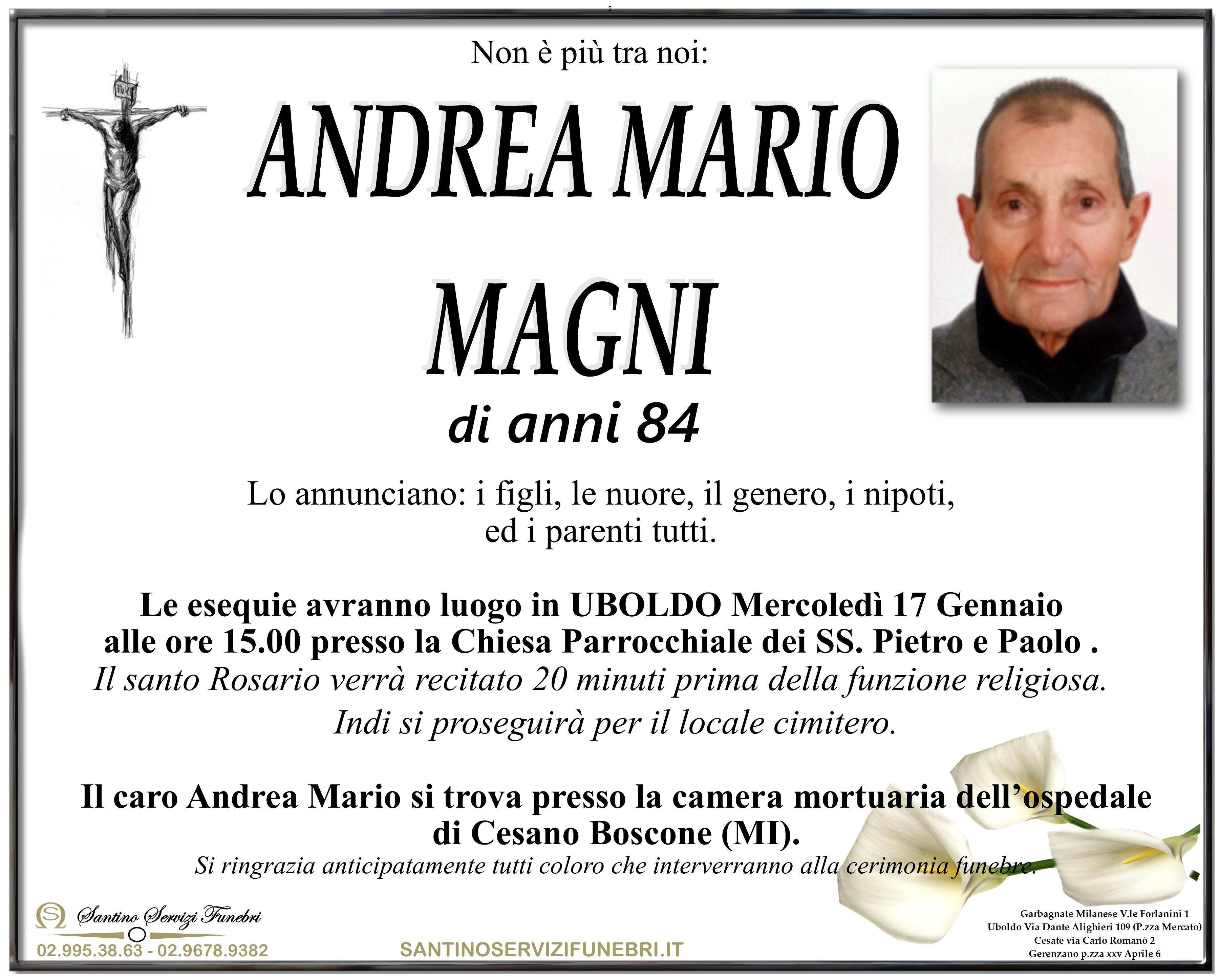 ANDREA MARIO MAGNI