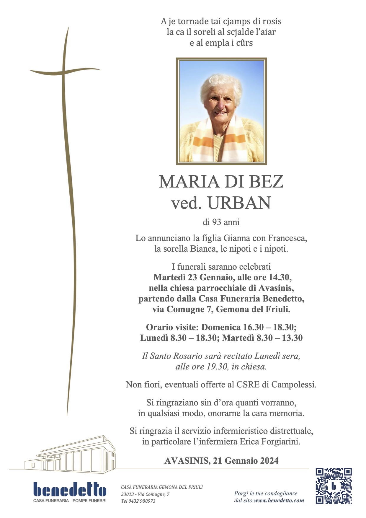 MARIA DI BEZ