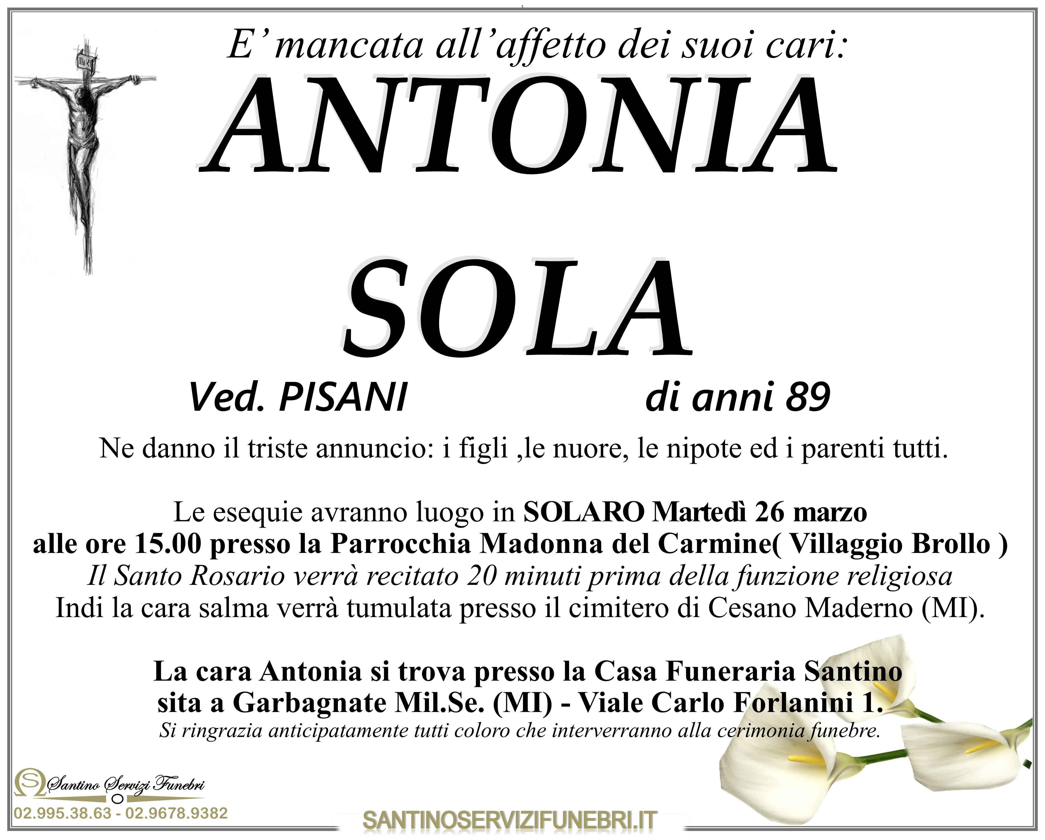 SOLA ANTONIA