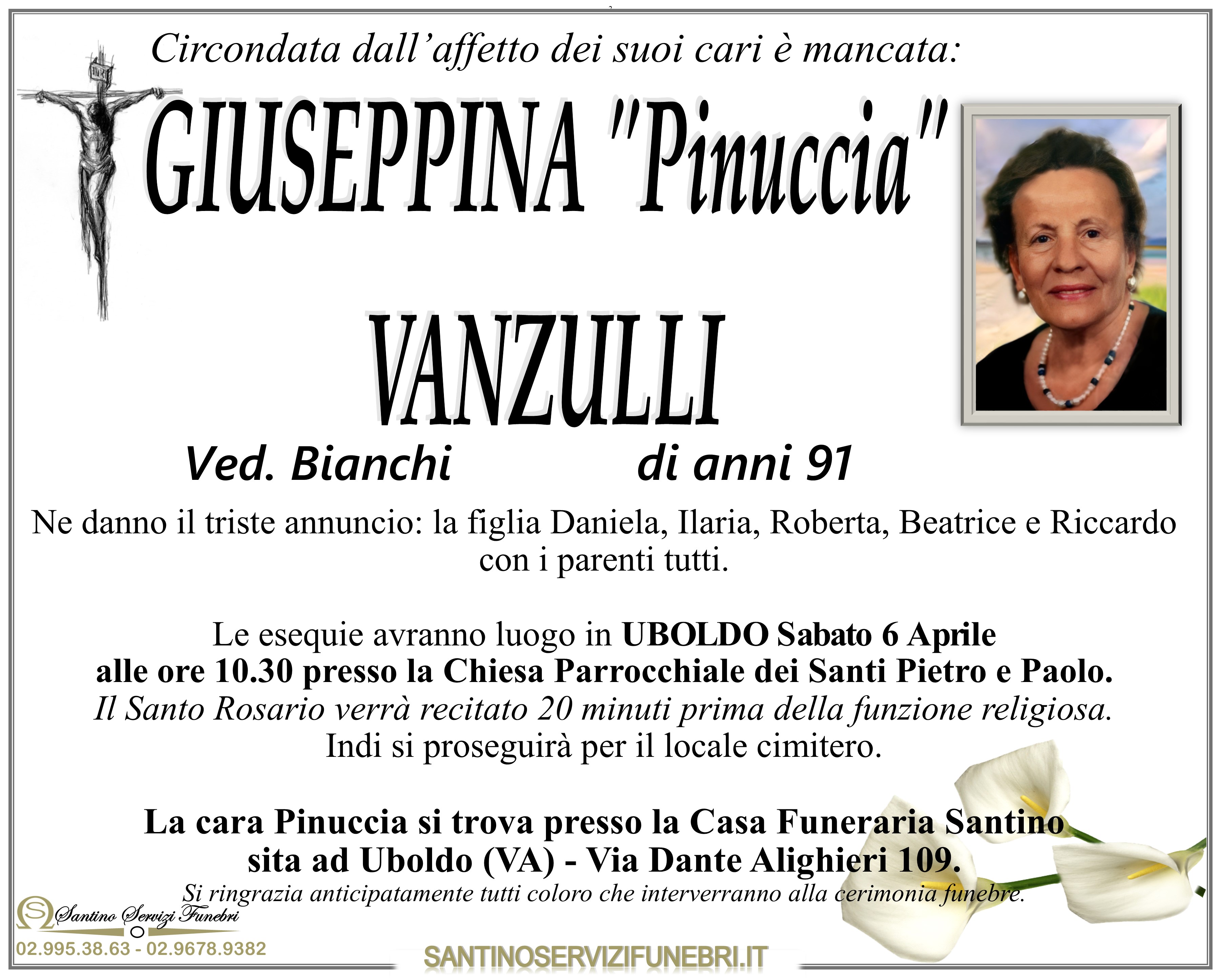 GIUSEPPINA "Pinuccia" VANZULLI